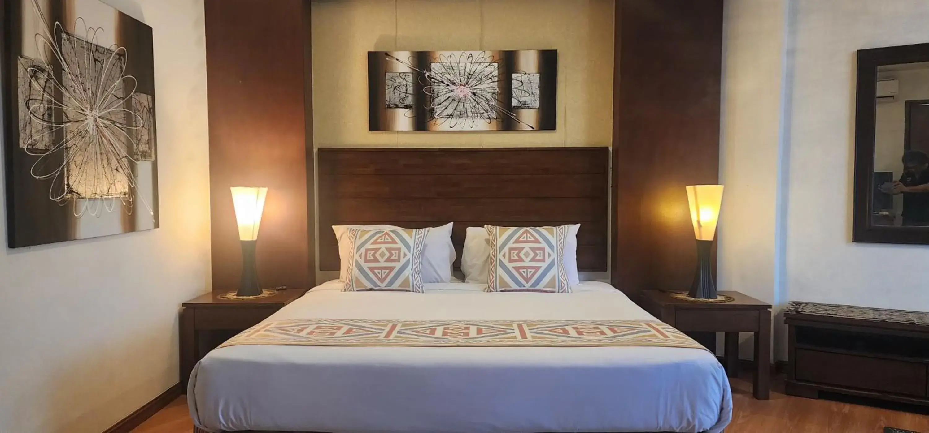 Bed in Samsuria Beach Resort & Residence Bed in Samsuria Beach Resort & Residence