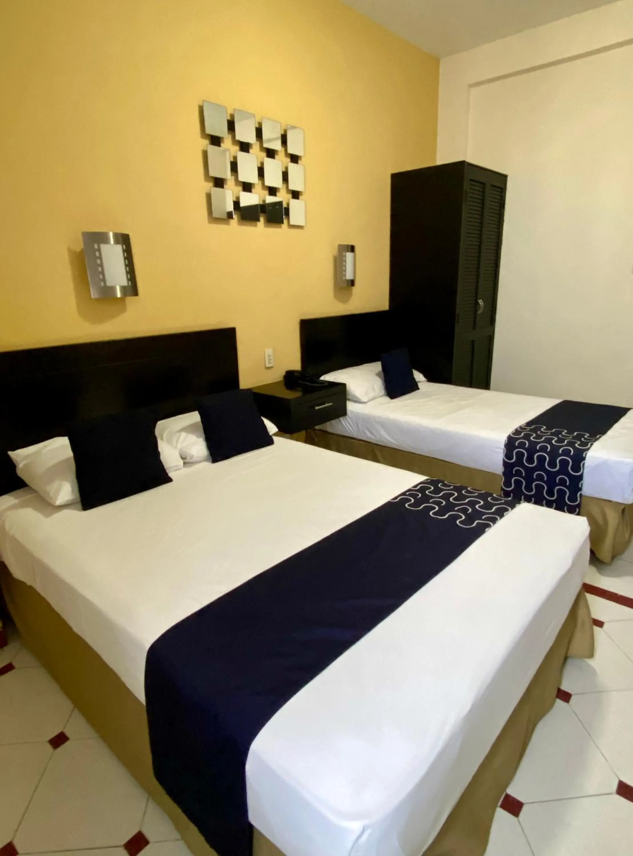 Bed in HOTEL IMPALA DE TAMPICO