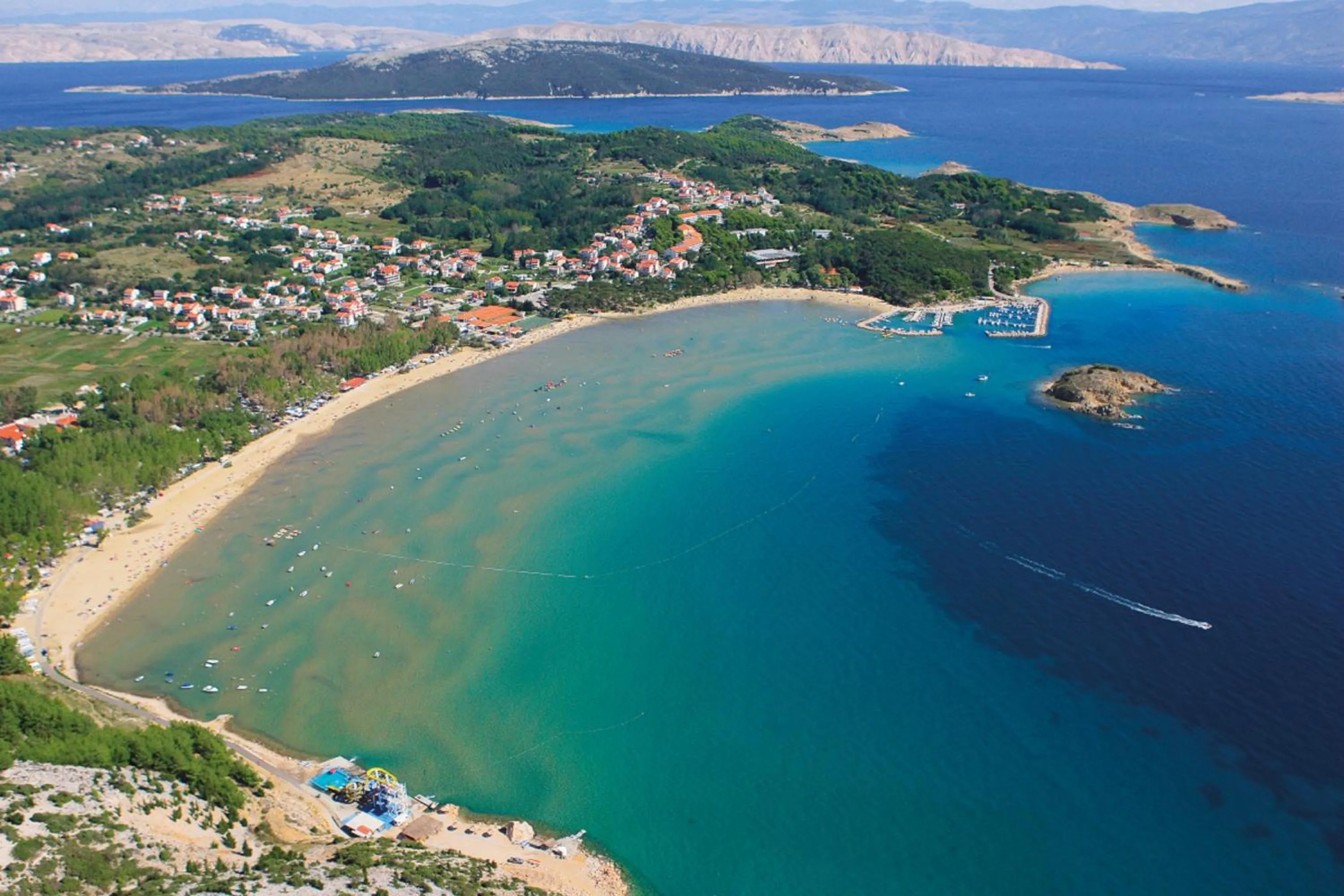 Bird's eye view in Valamar Camping San Marino
