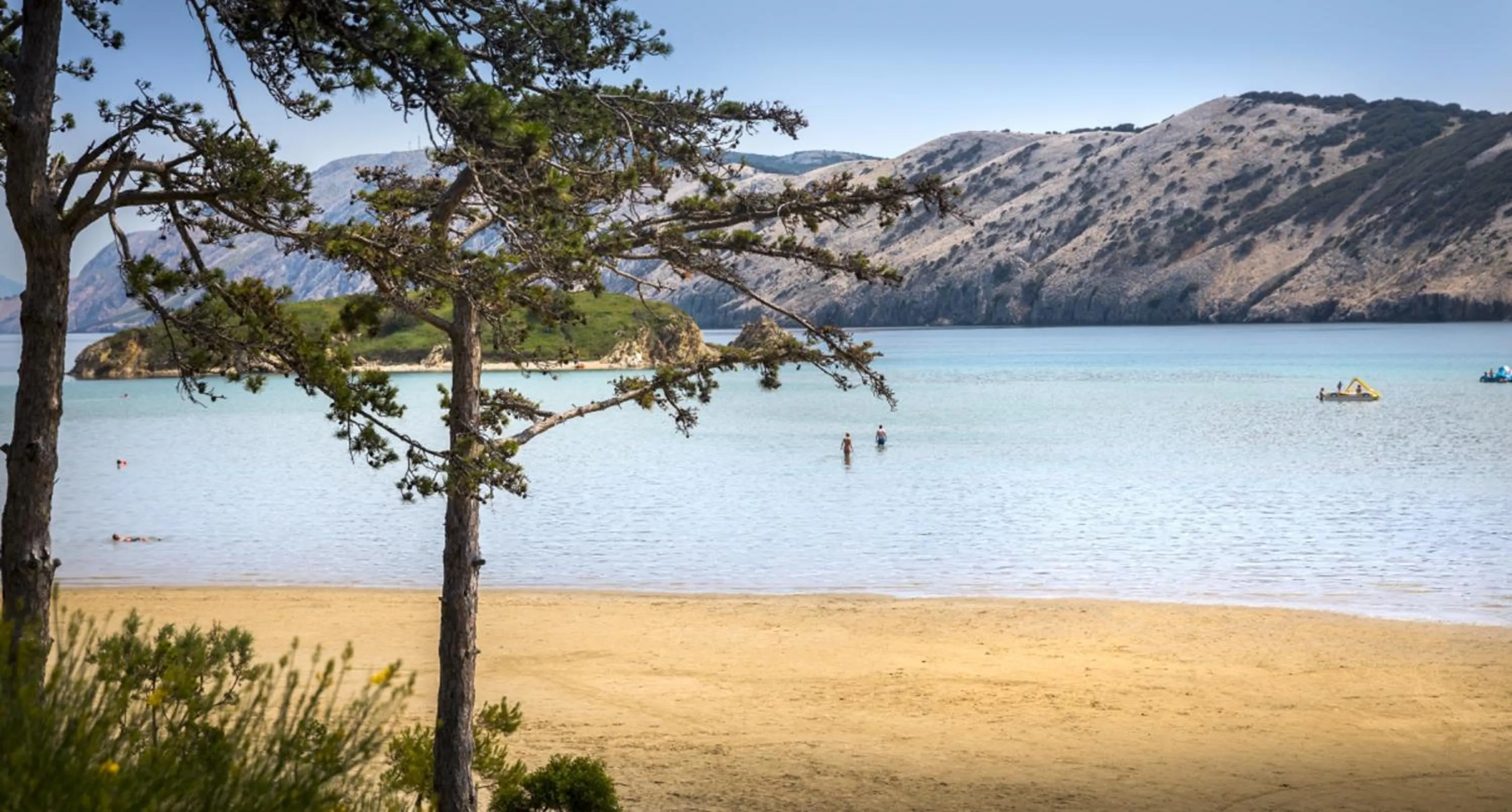 Beach in Valamar Camping San Marino