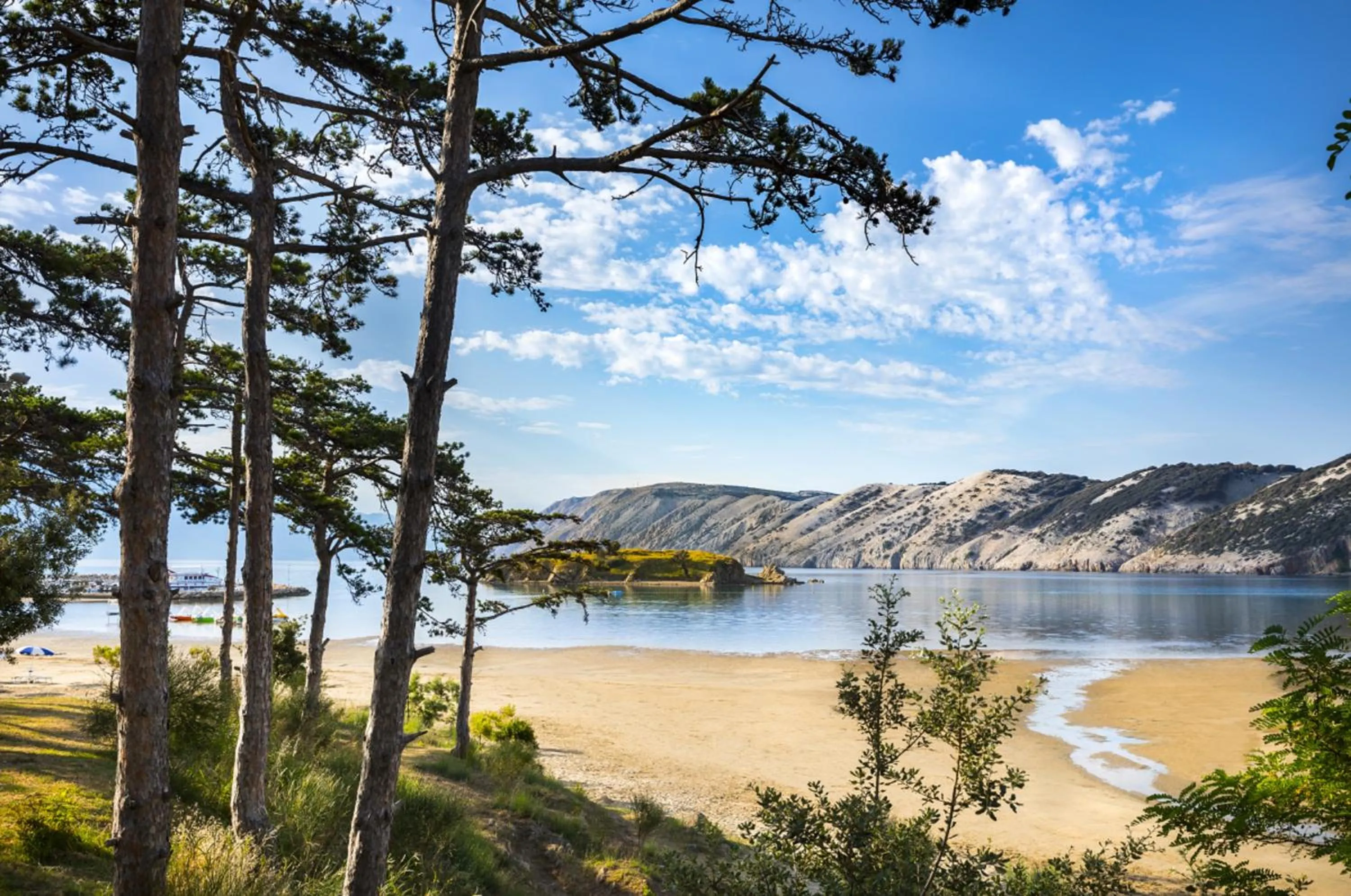 Beach in Valamar Camping San Marino