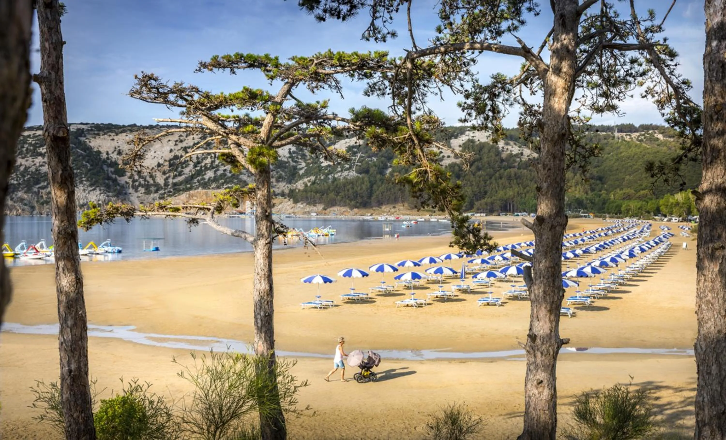 Beach in Valamar Camping San Marino