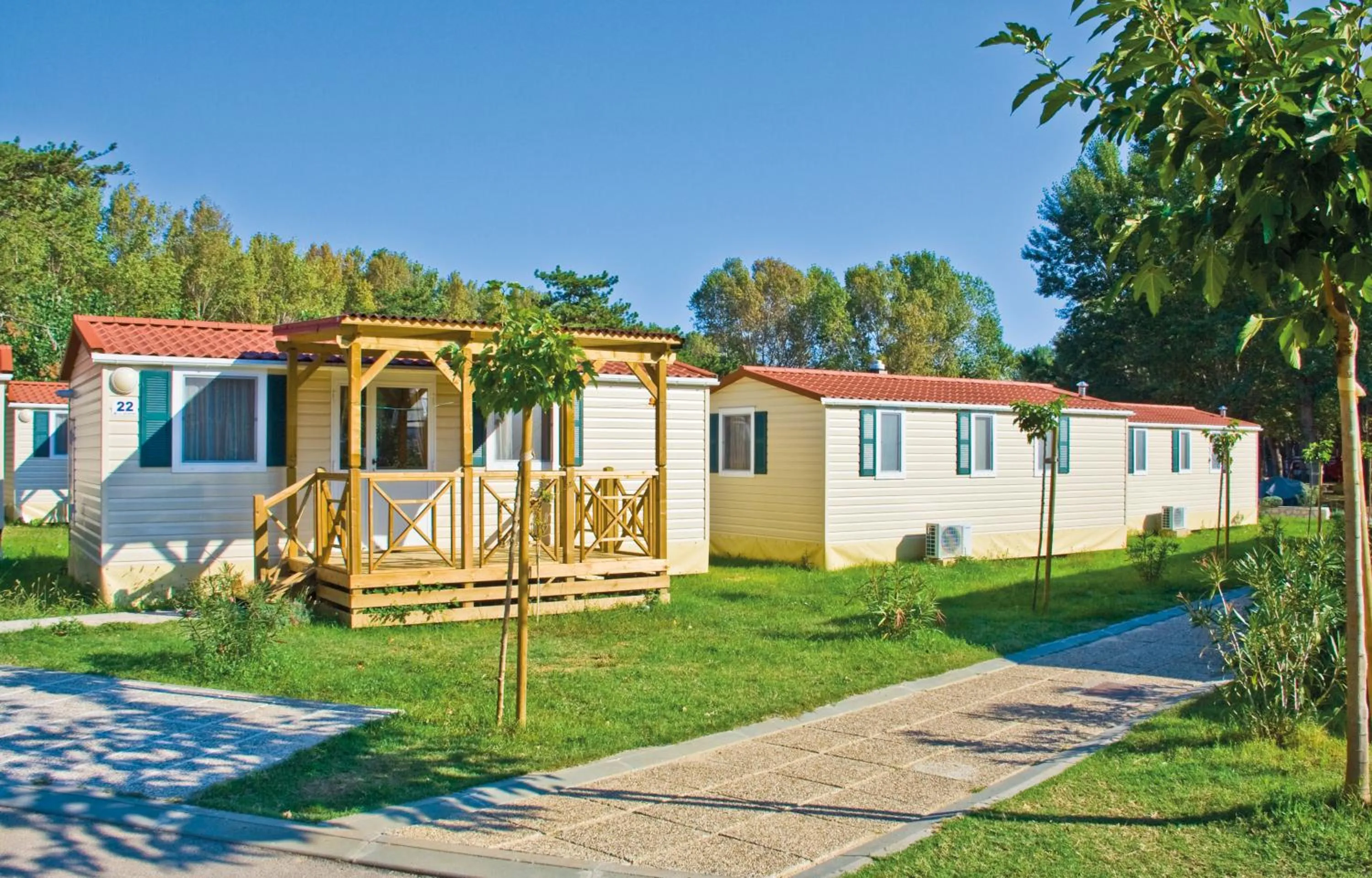 Facade/entrance in Valamar Camping San Marino