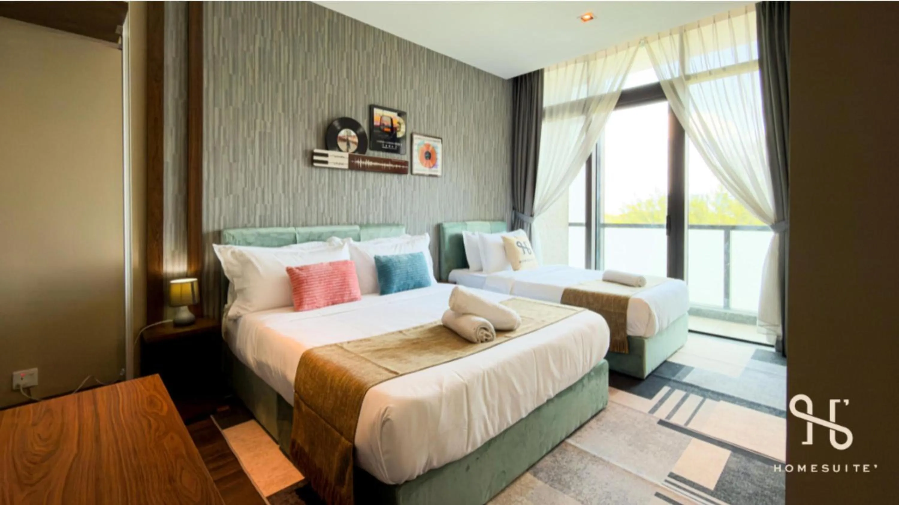 Bedroom, Bed in Homesuite' Home at Riverson Soho