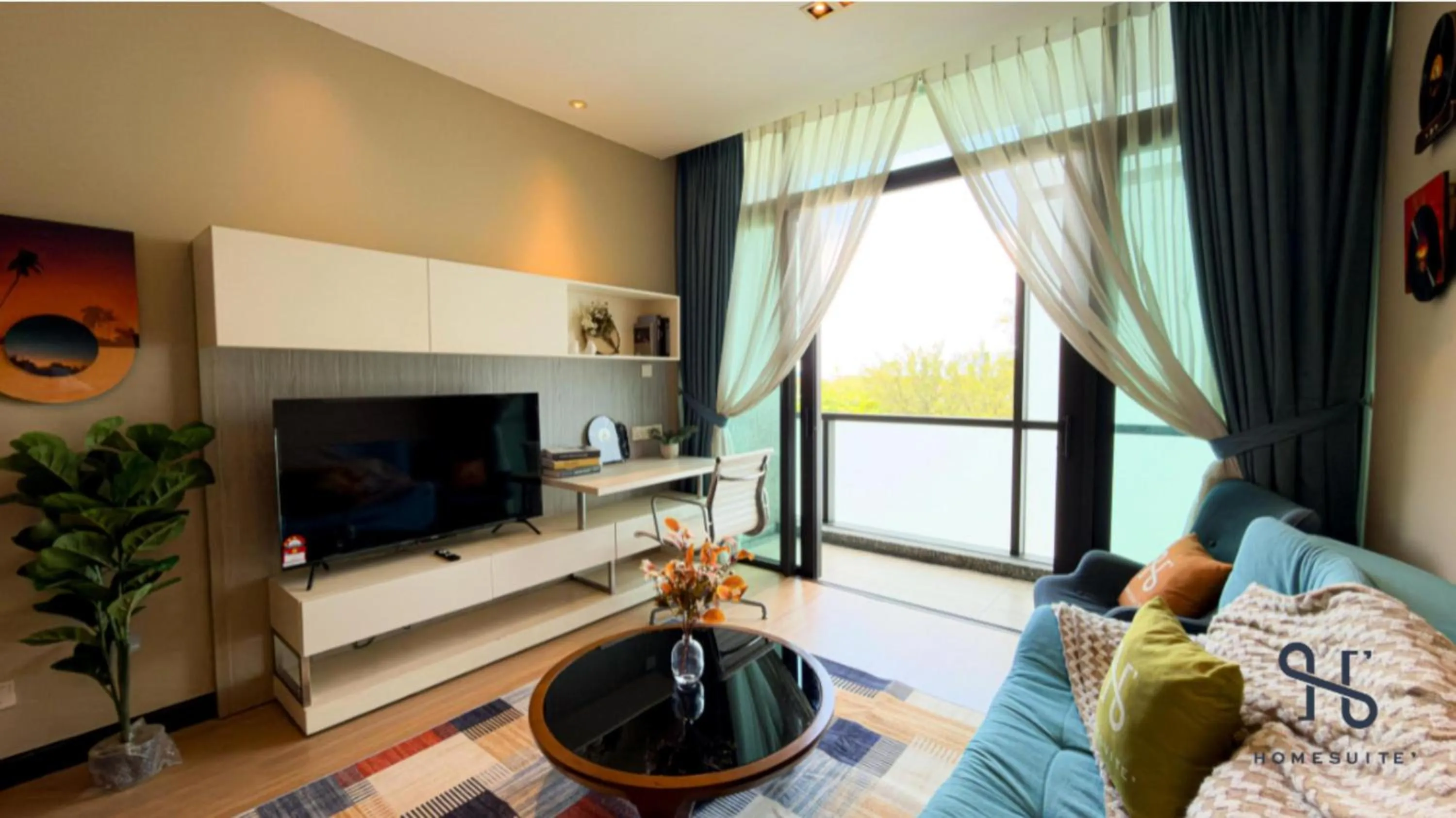 Living room in Homesuite' Home at Riverson Soho