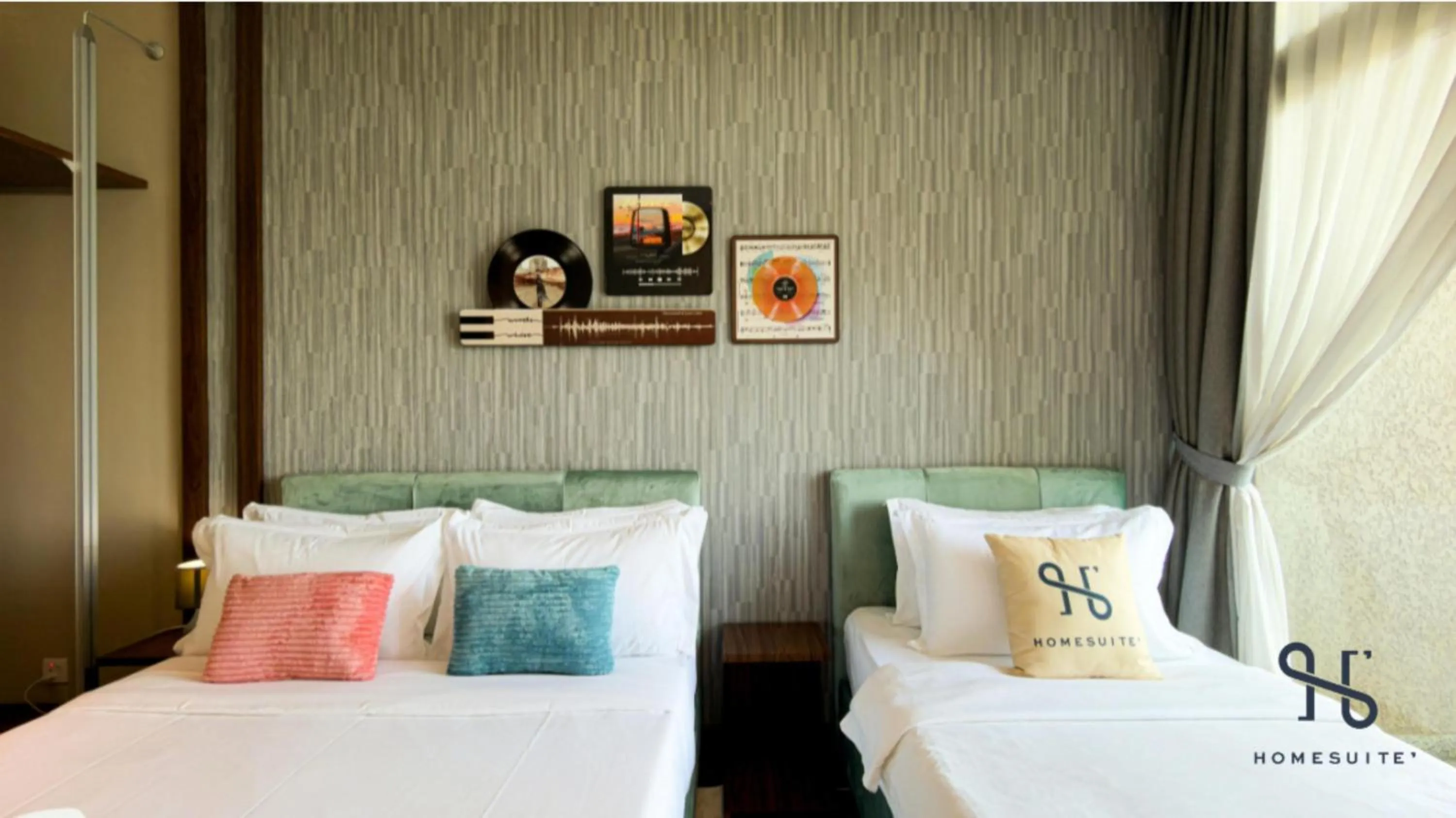 Bed in Homesuite' Home at Riverson Soho