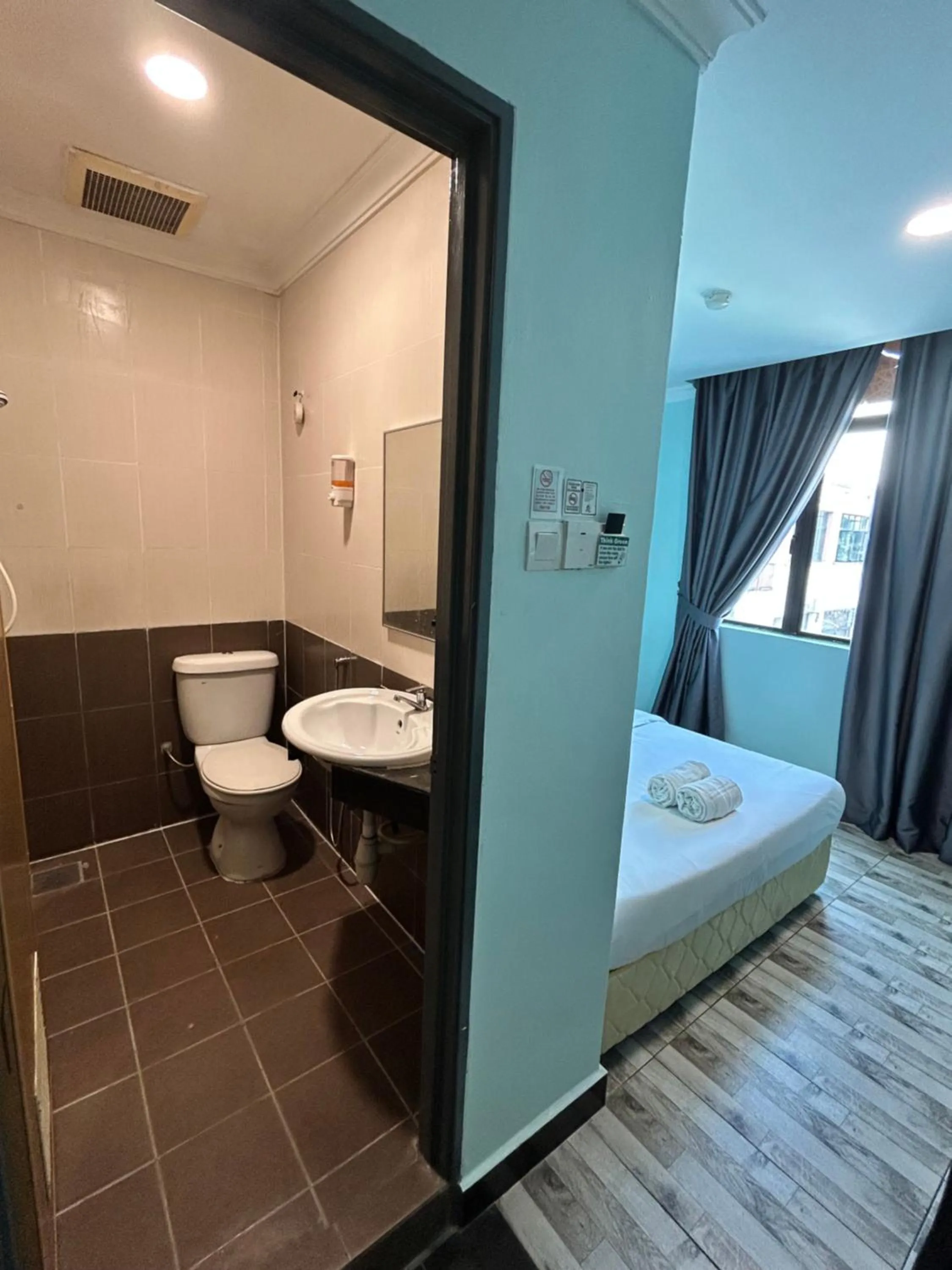 Bed in Sky View Hotel Dengkil