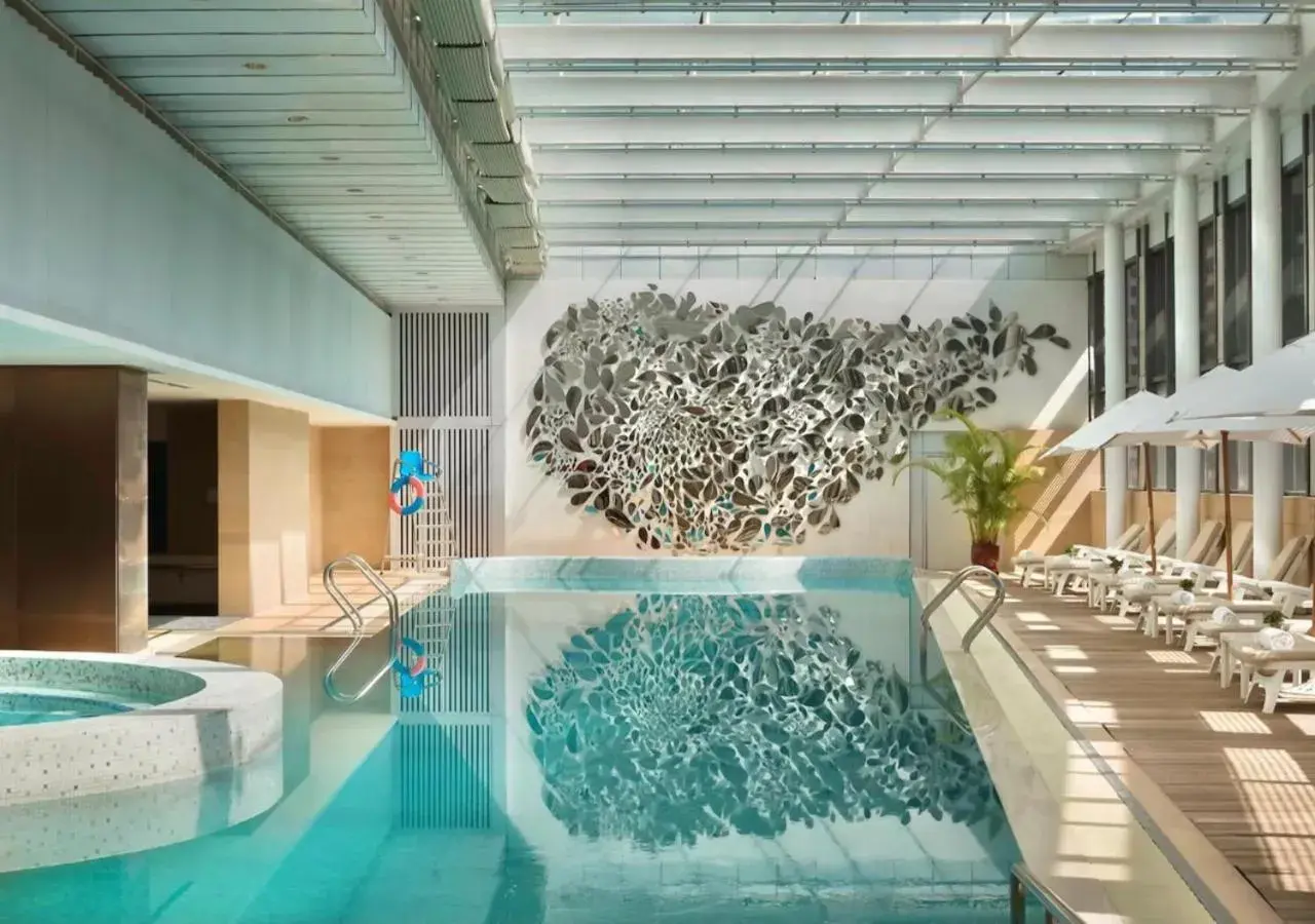 Swimming pool in Marco Polo Parkside, Beijing Swimming pool in Marco Polo Parkside, Beijing