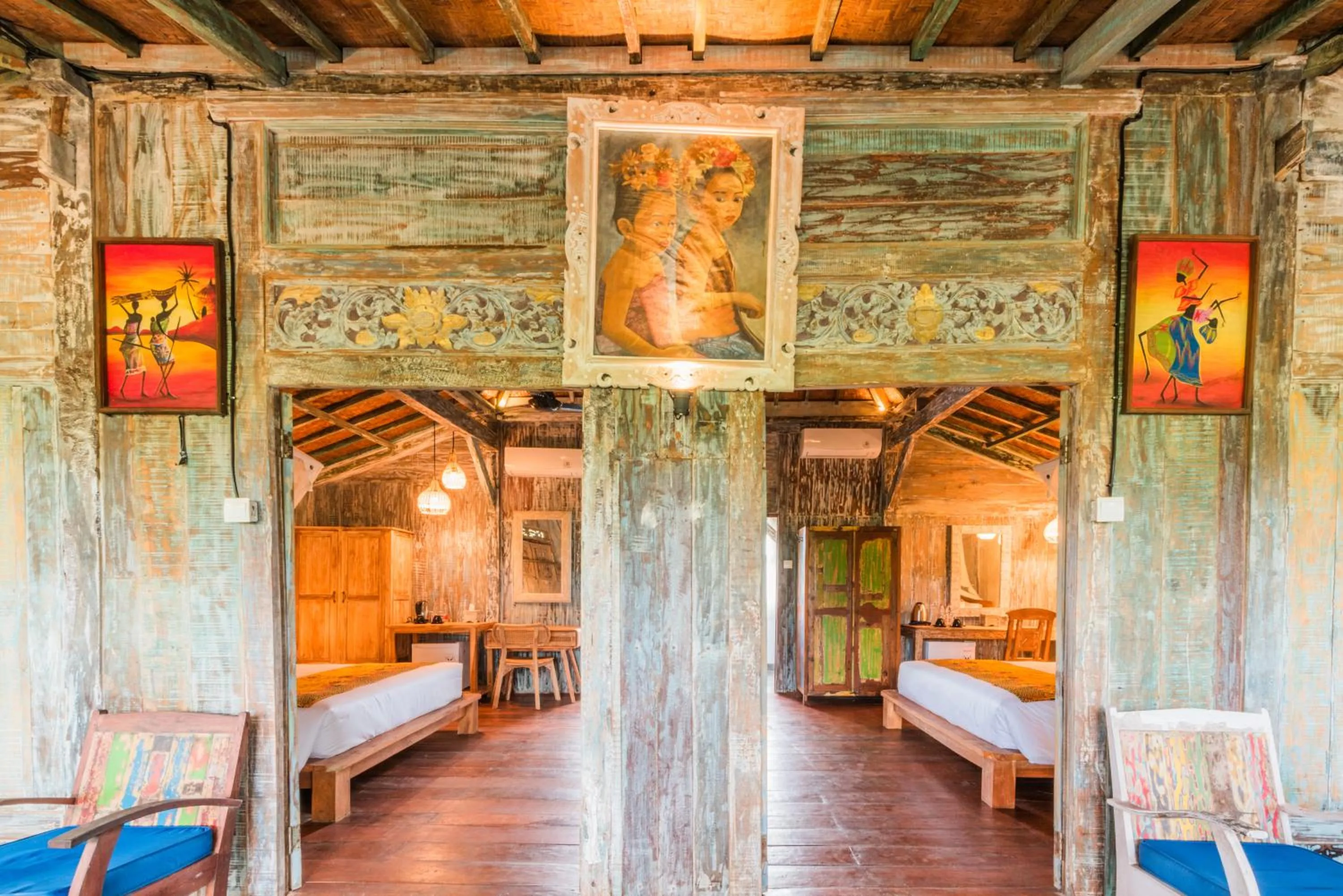 Property building, Bed in Nauna Villa Ubud