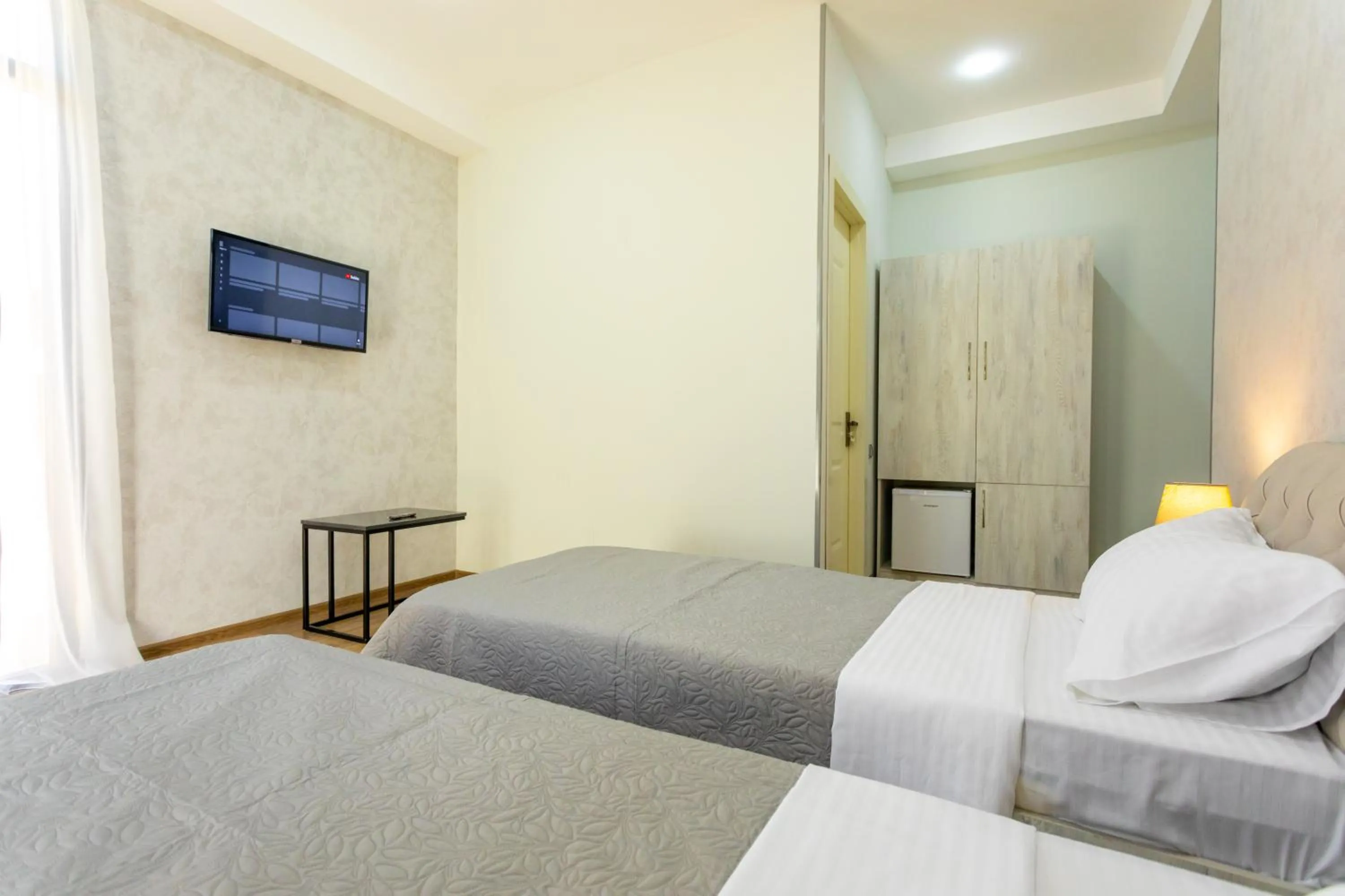 Bedroom, Bed in Hotel Rustaveli