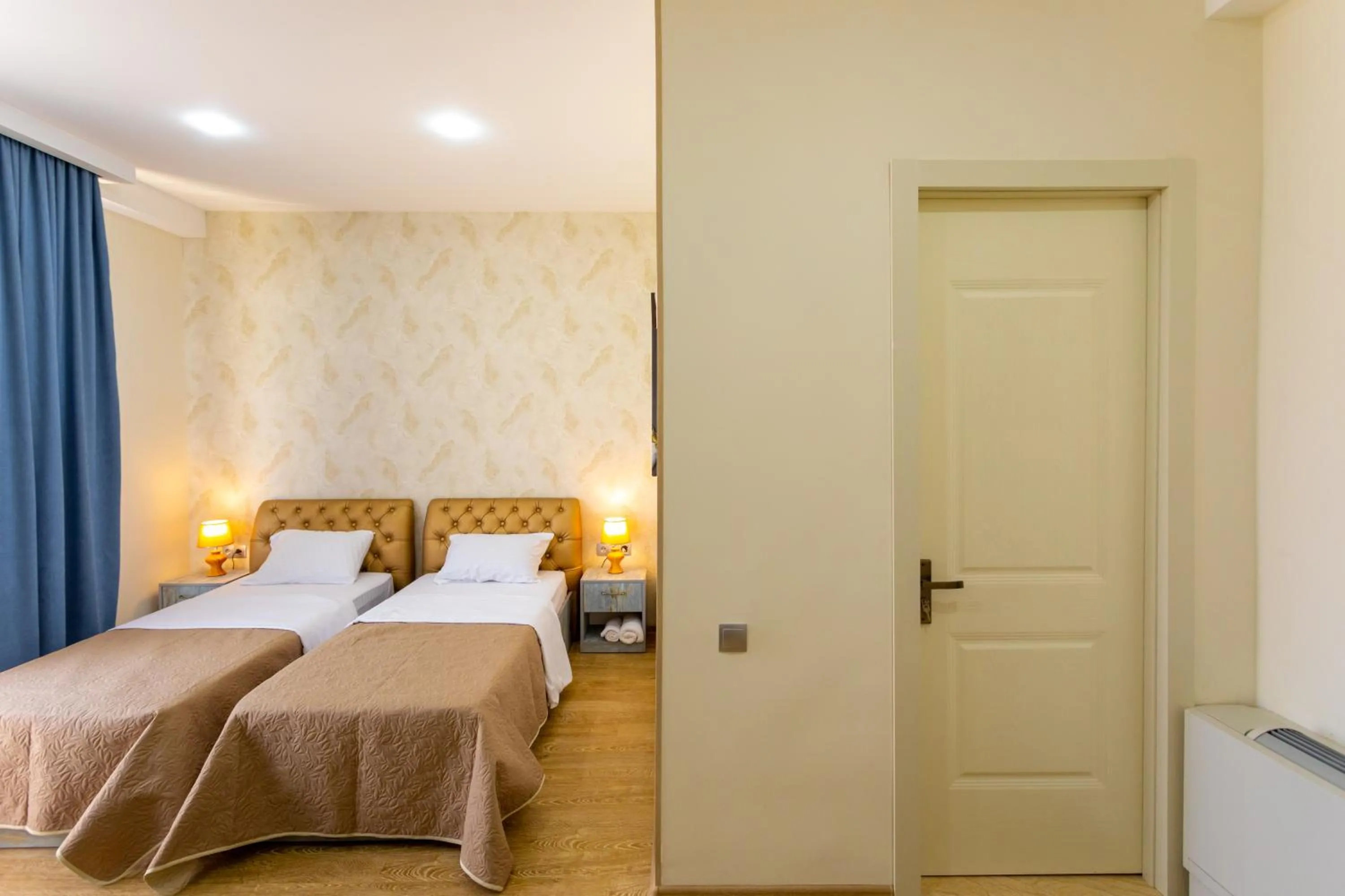 Bed in Hotel Rustaveli