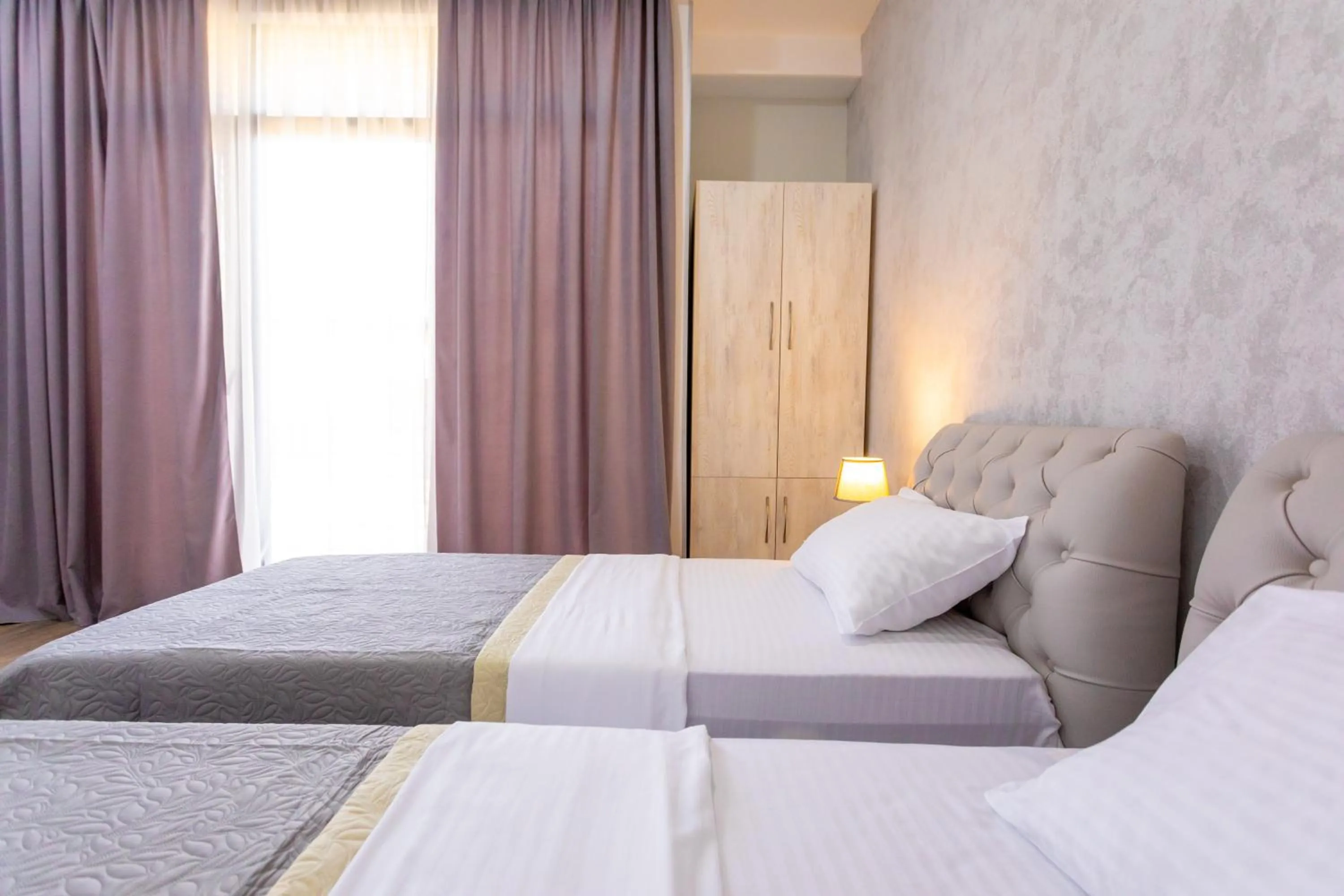 Bedroom, Bed in Hotel Rustaveli