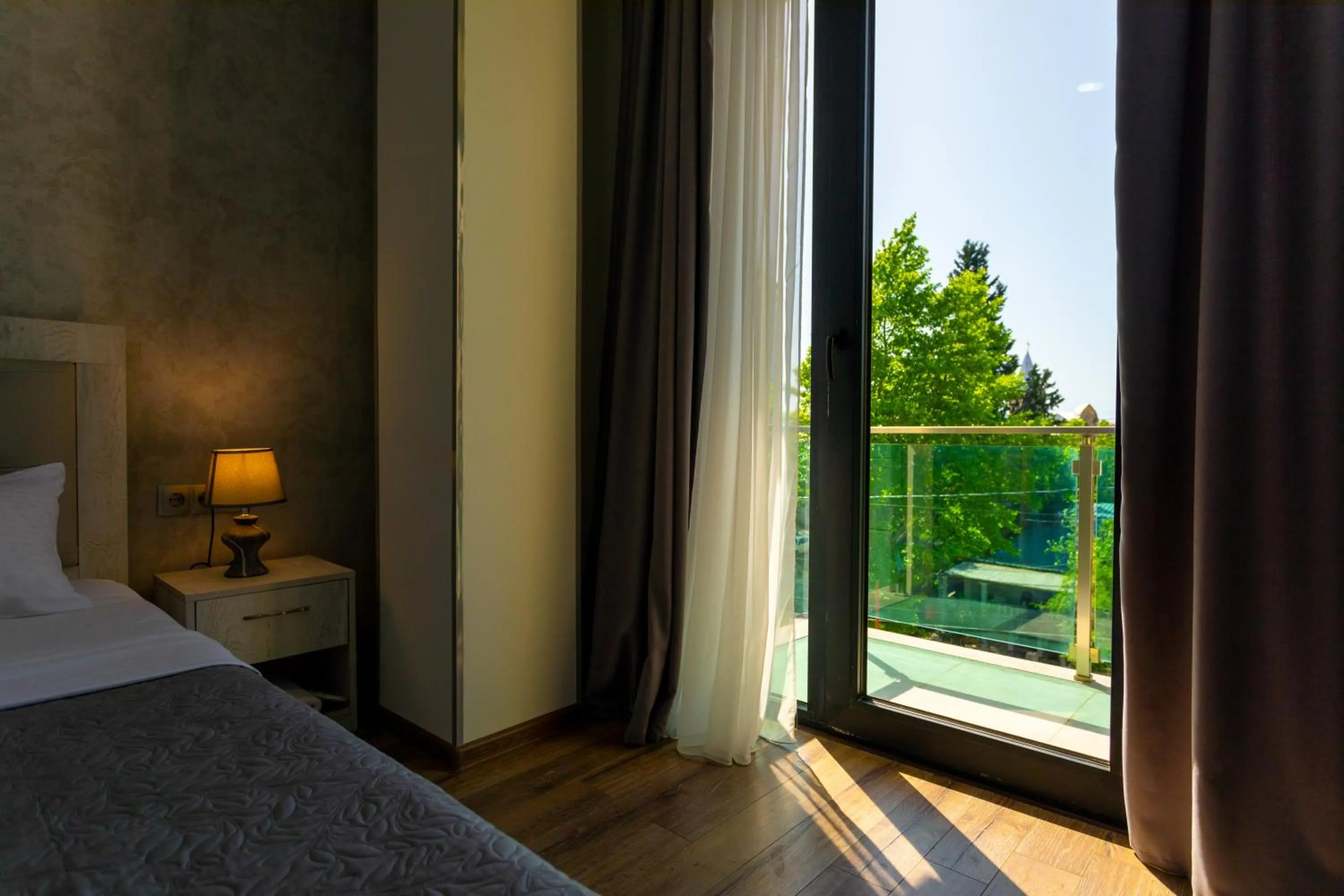 Bedroom, Bed in Hotel Rustaveli