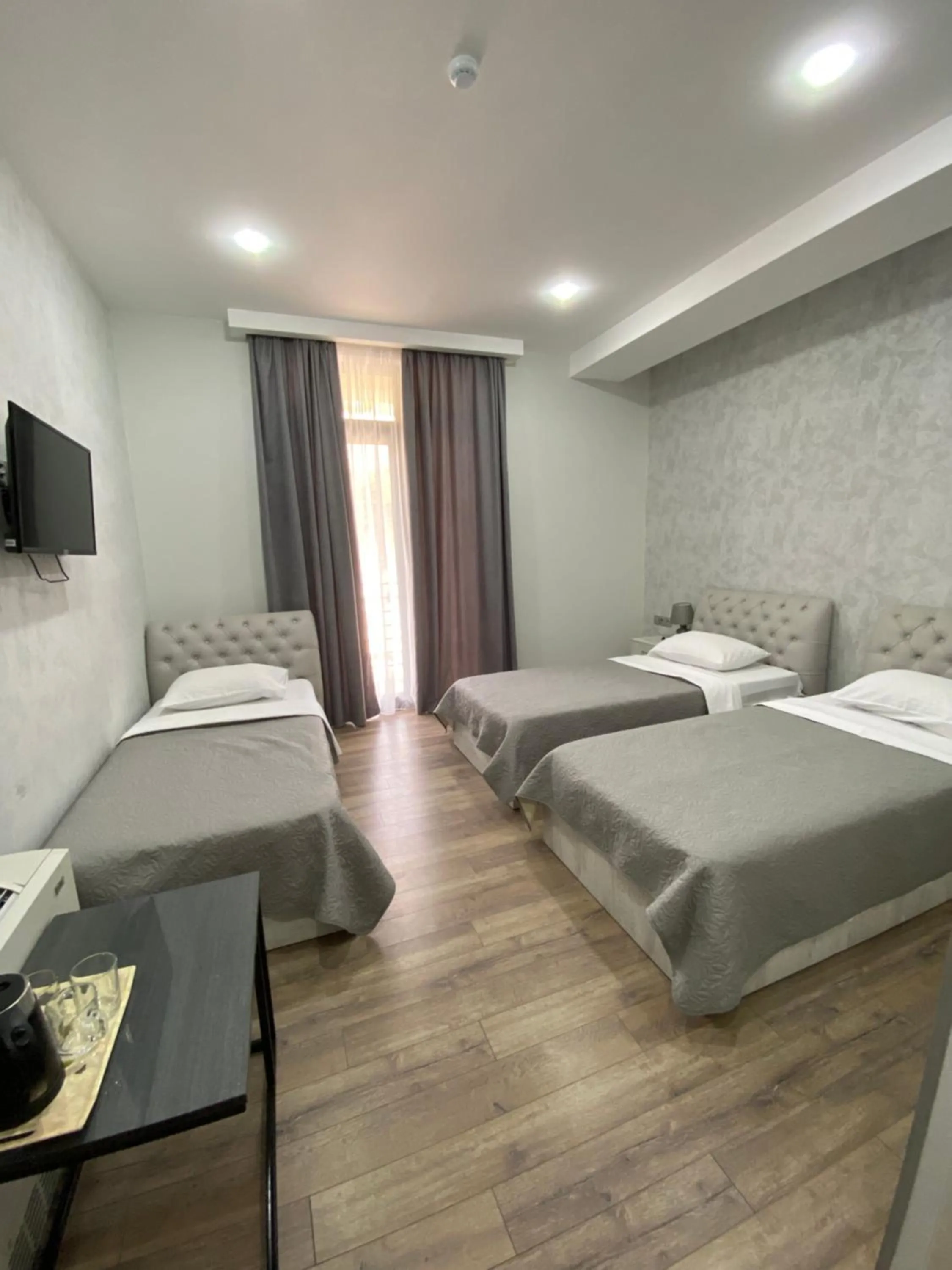 Bed in Hotel Rustaveli