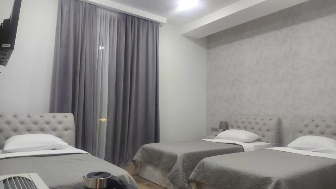 Bedroom, Bed in Hotel Rustaveli