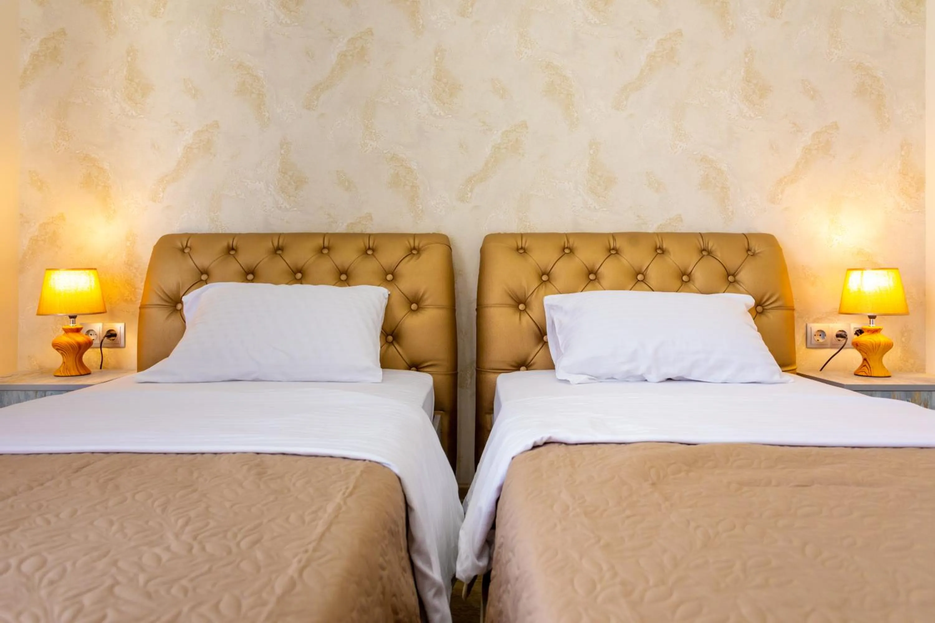 Bedroom, Bed in Hotel Rustaveli