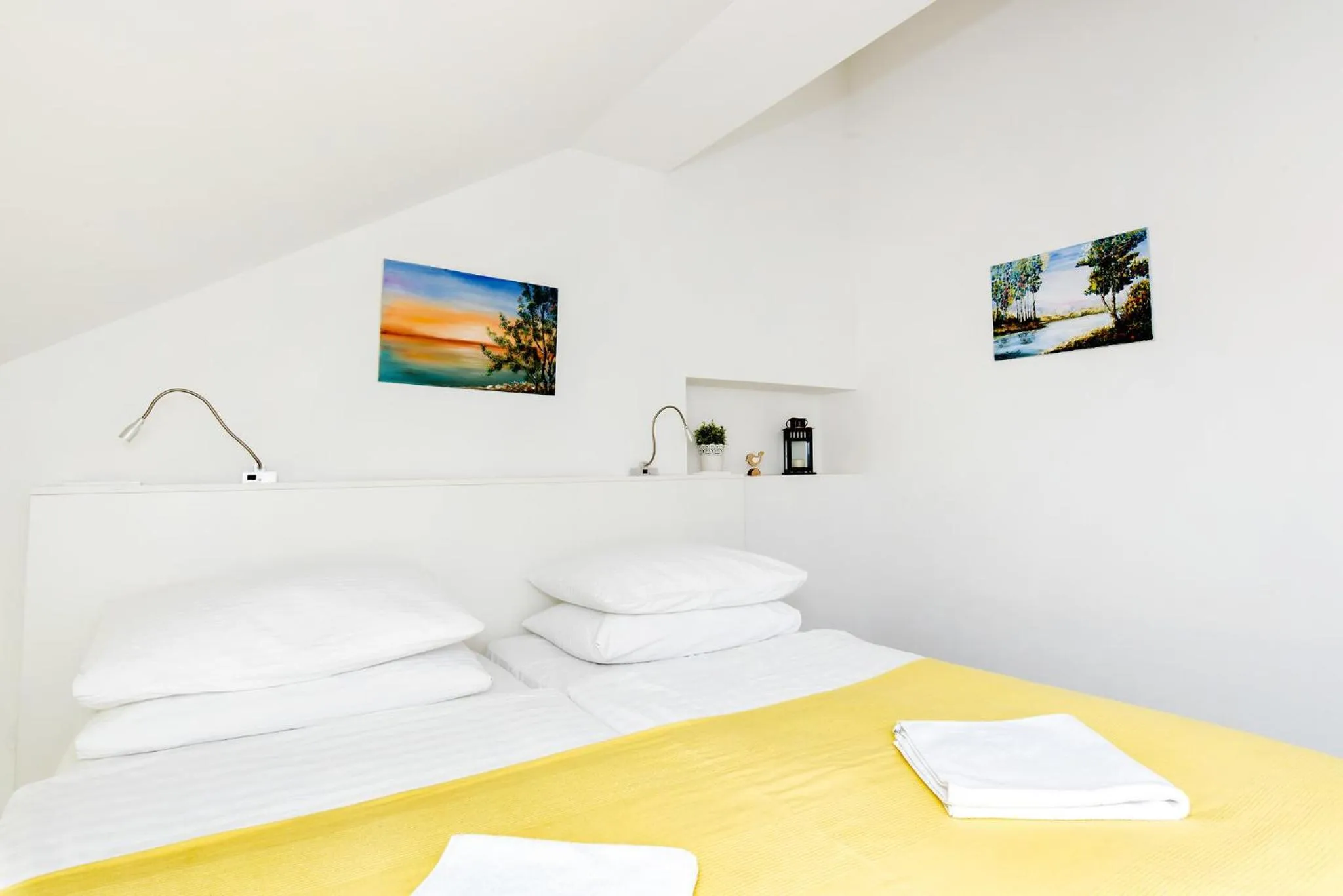 Bedroom in Tia Apartments and Rooms