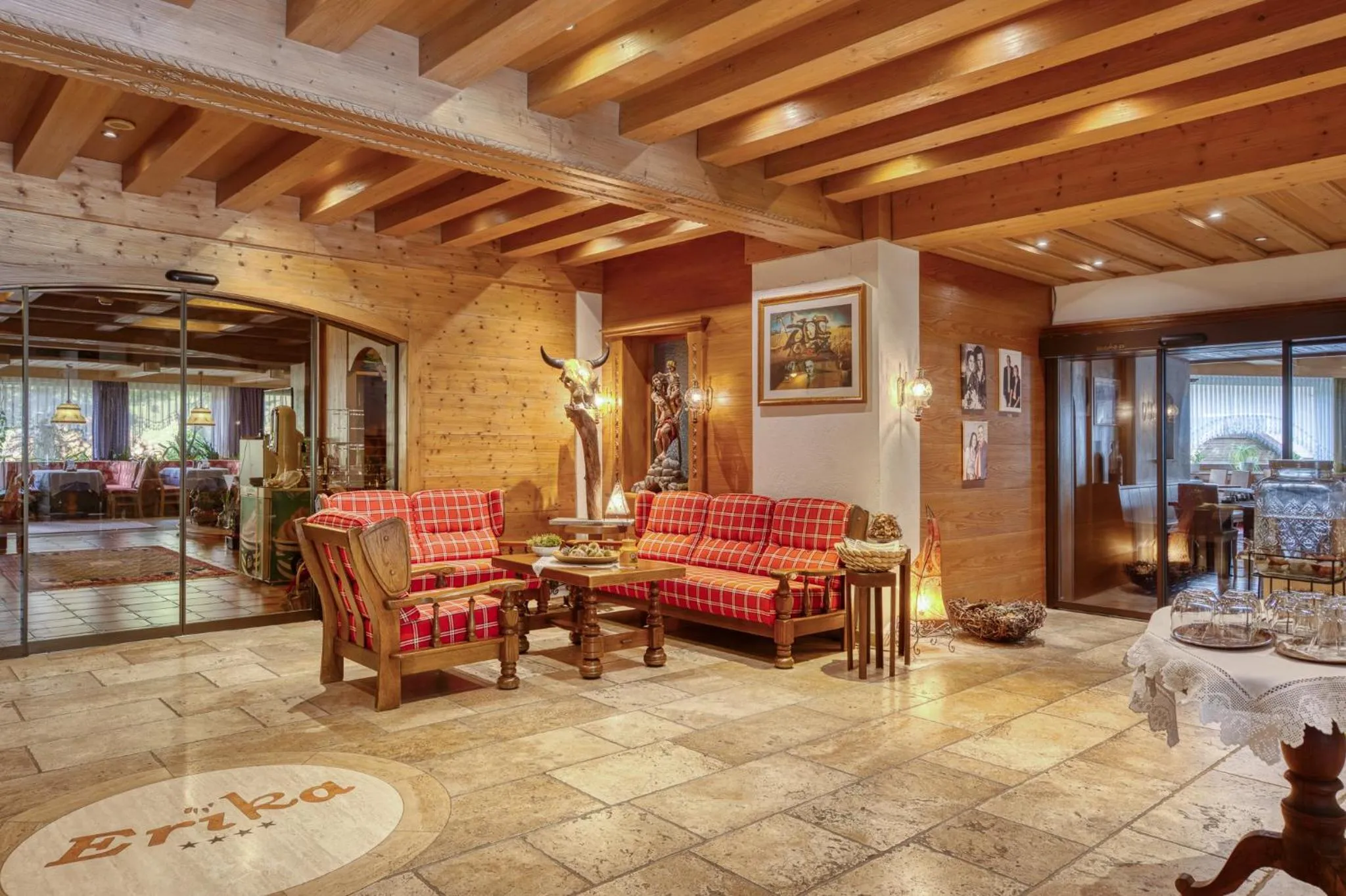 Lobby or reception in Hotel Erika