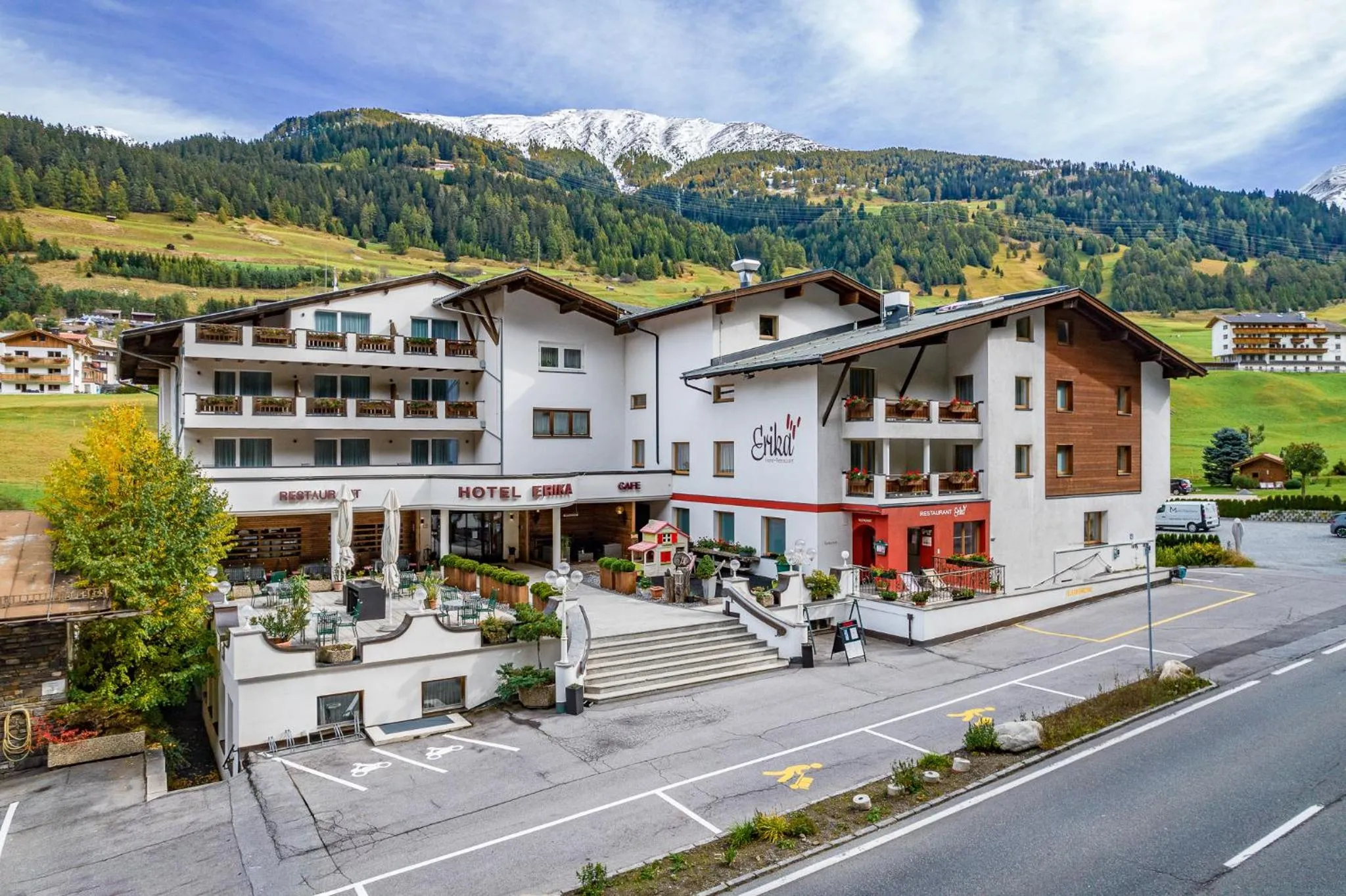 Property building in Hotel Erika