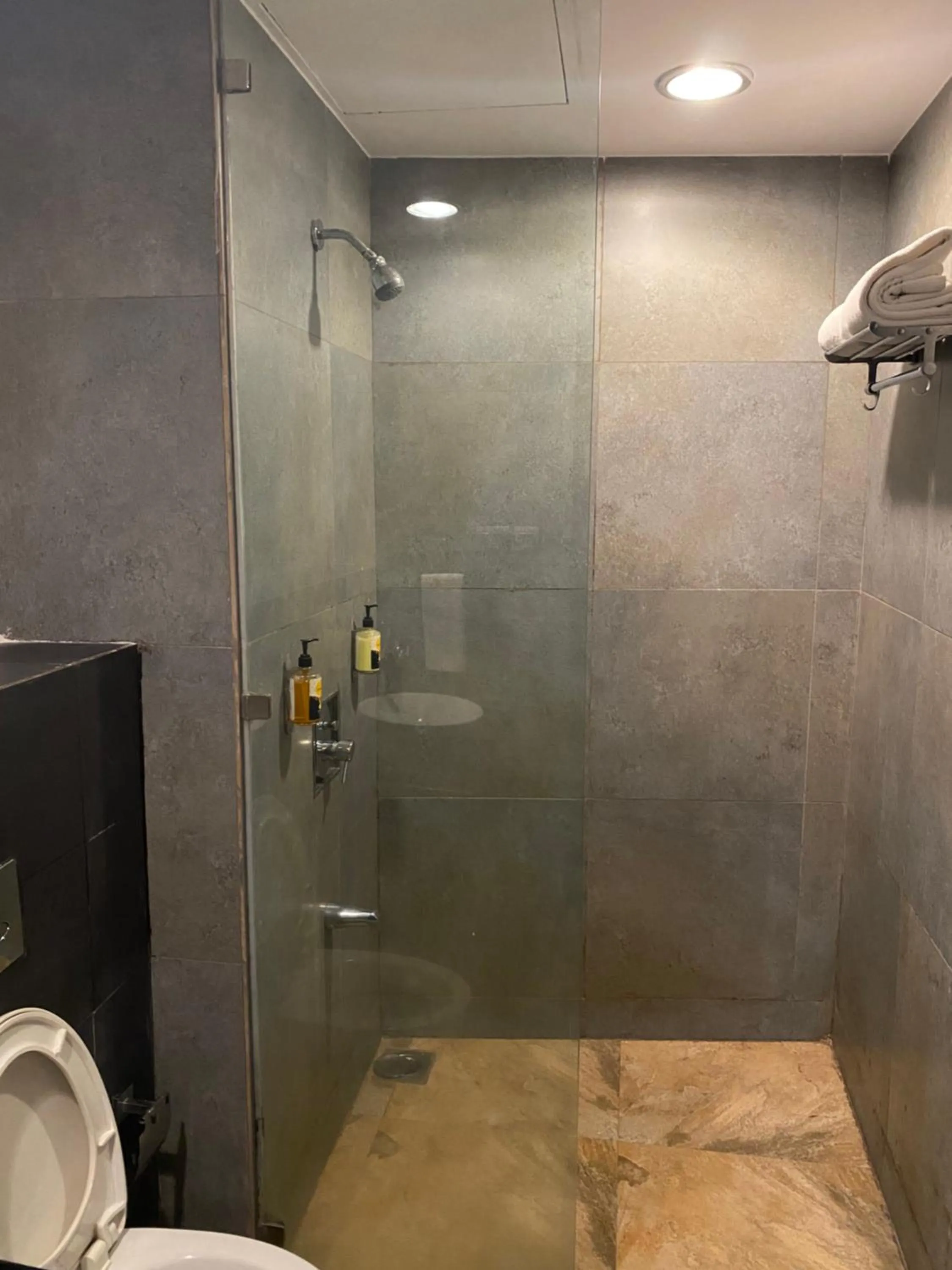 Bathroom in Hotel Mumbai House Airoli, Navi Mumbai