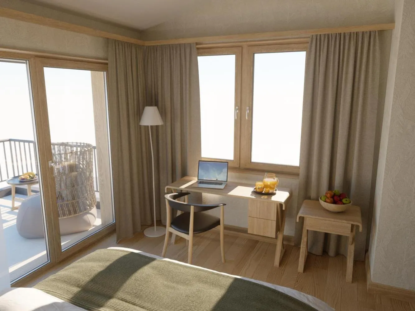 Bed in Chalet Obergurgl Luxury Apartments