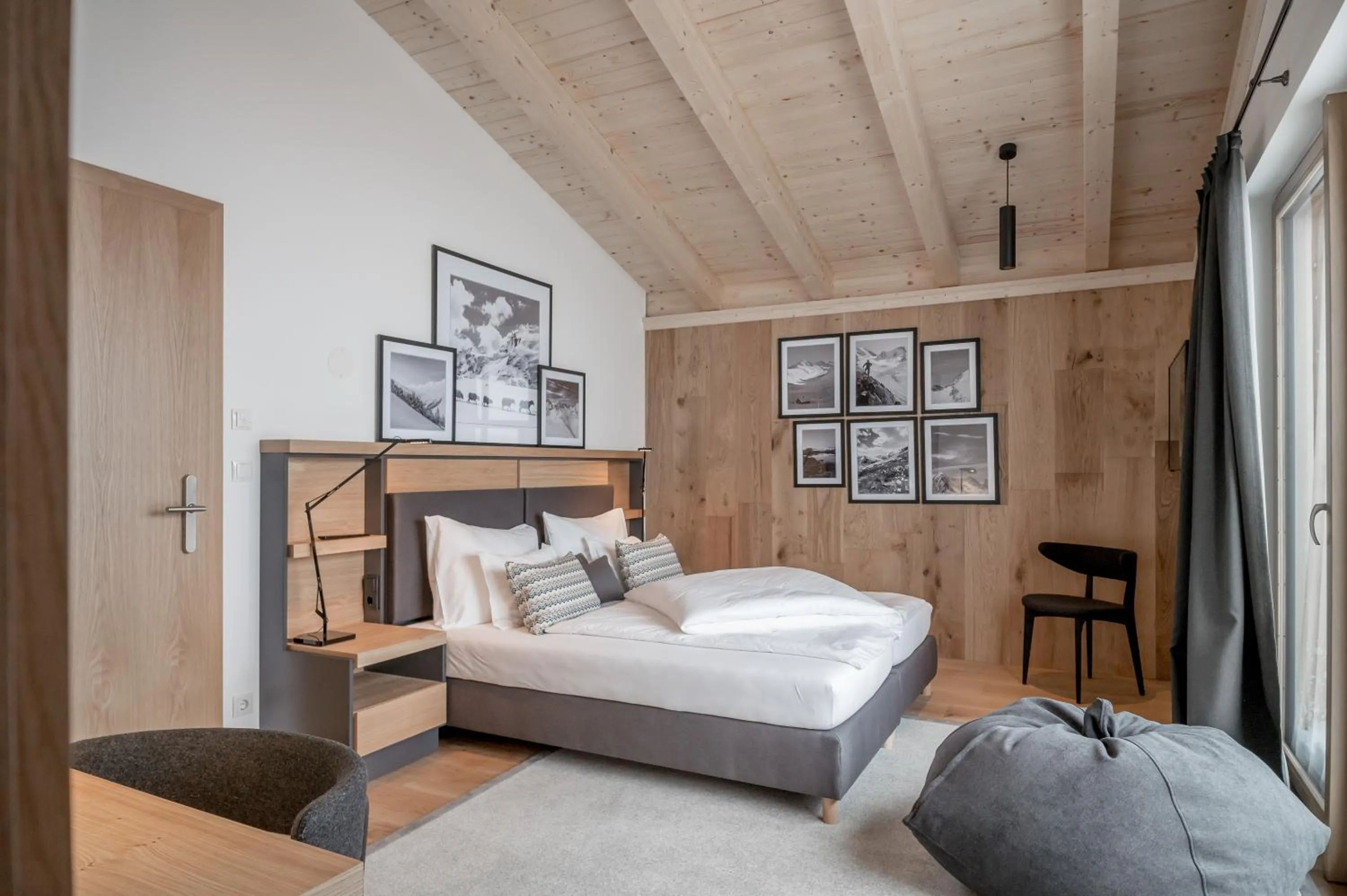 Bed in Chalet Obergurgl Luxury Apartments