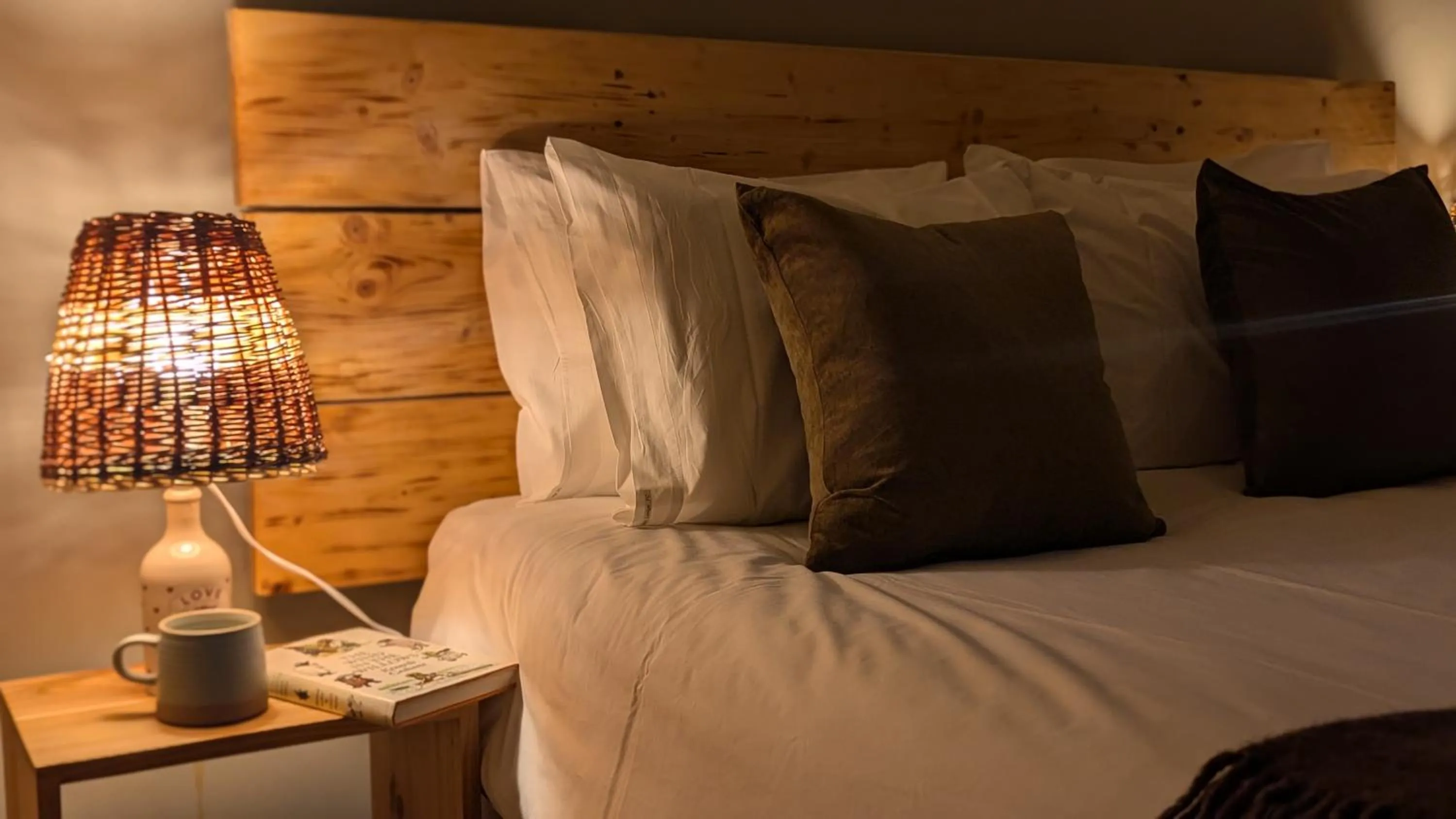 Bed in South Downs Eco Lodge & Camping