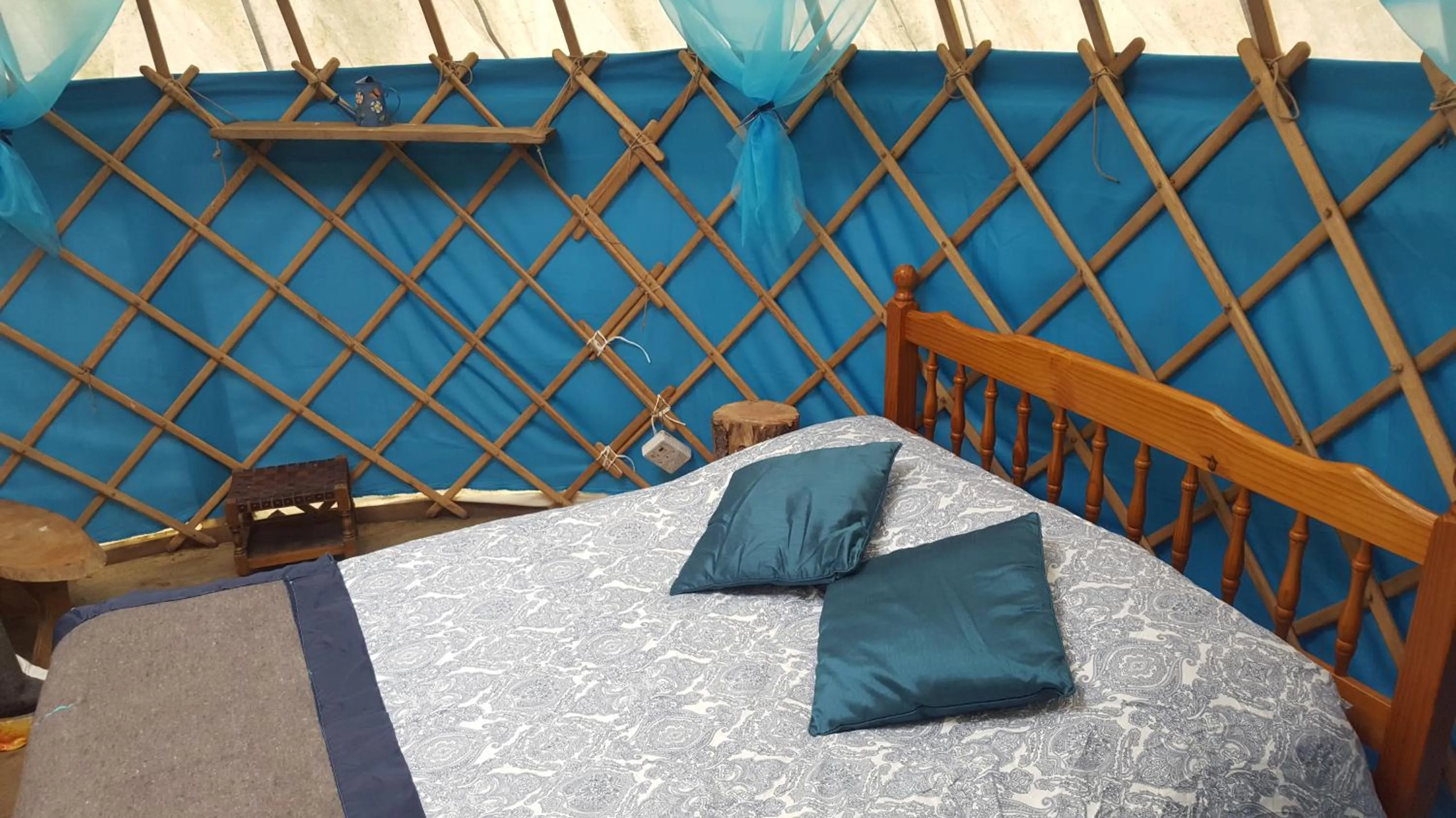 Bed in South Downs Eco Lodge & Camping