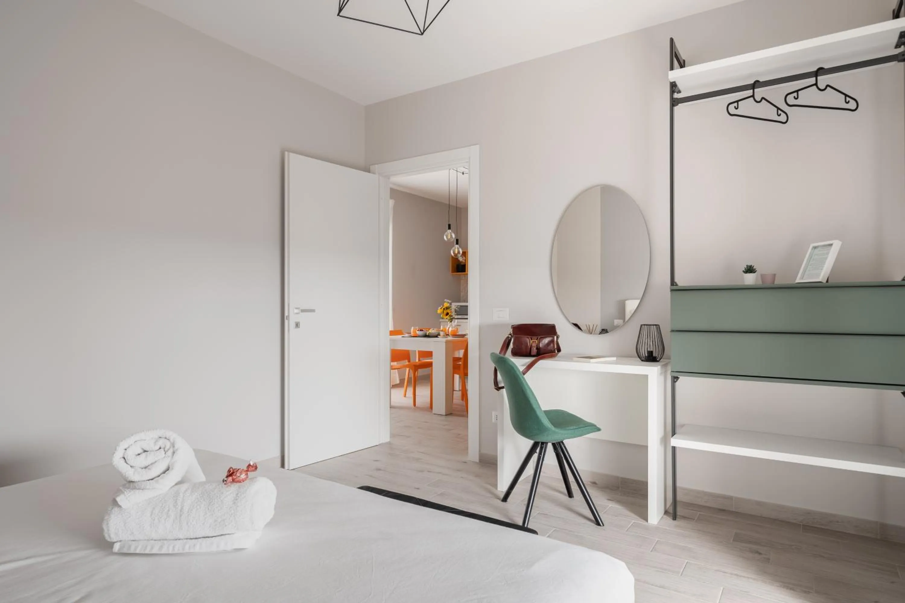 Bedroom, Bed in Volturno3 Suites & more