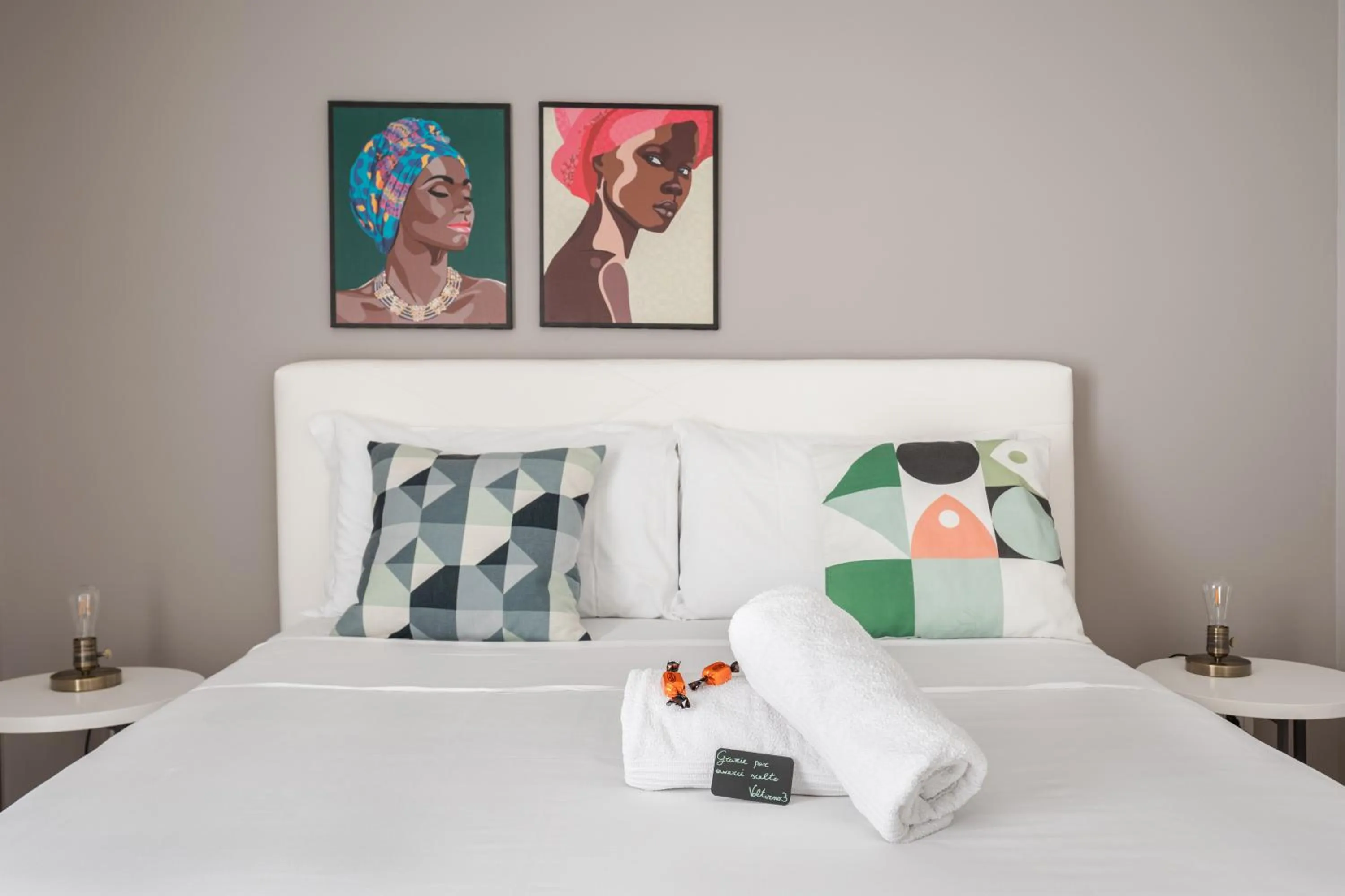 Bedroom, Bed in Volturno3 Suites & more