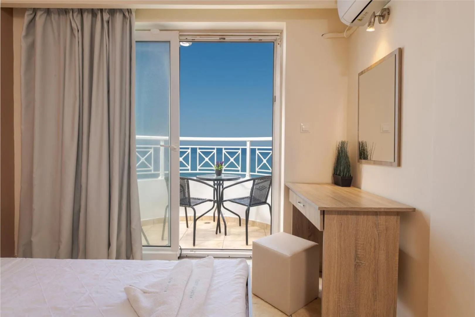 View (from property/room), Bed in Nefeli Beach - living by the sea