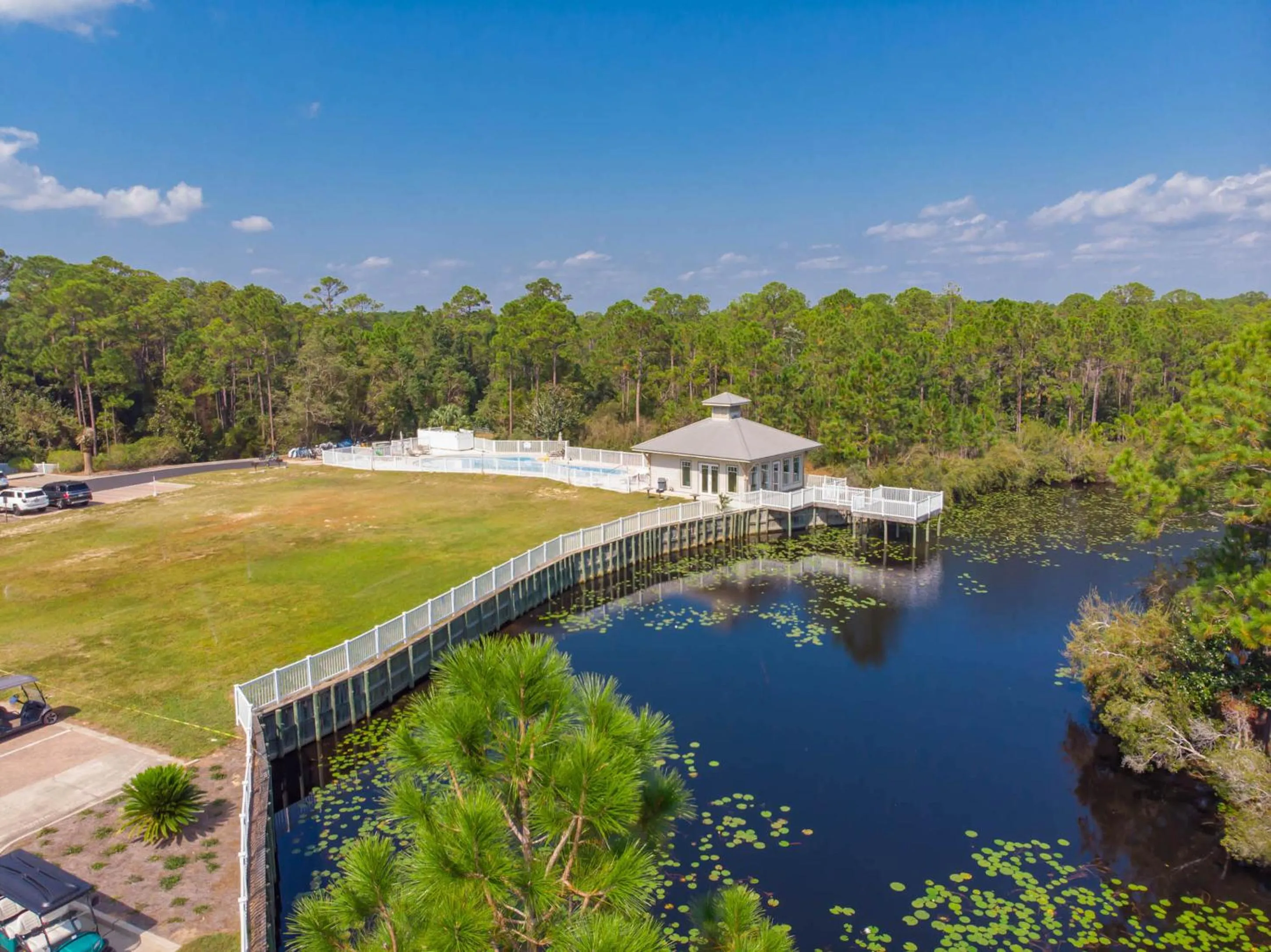 Lake view in Seagrove Highlands by Panhandle Getaways