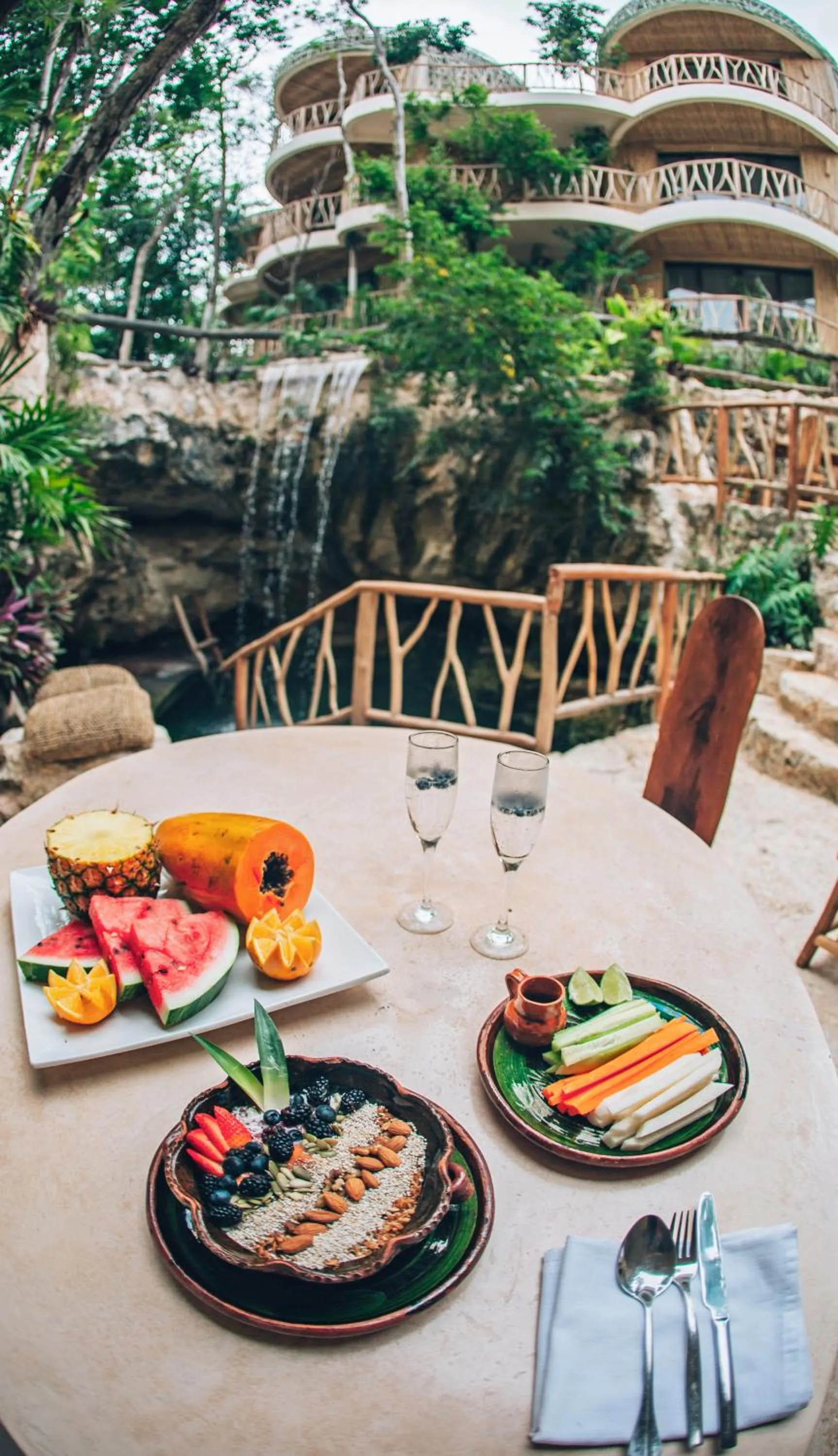 Food and drinks in Kan Tulum Hotel