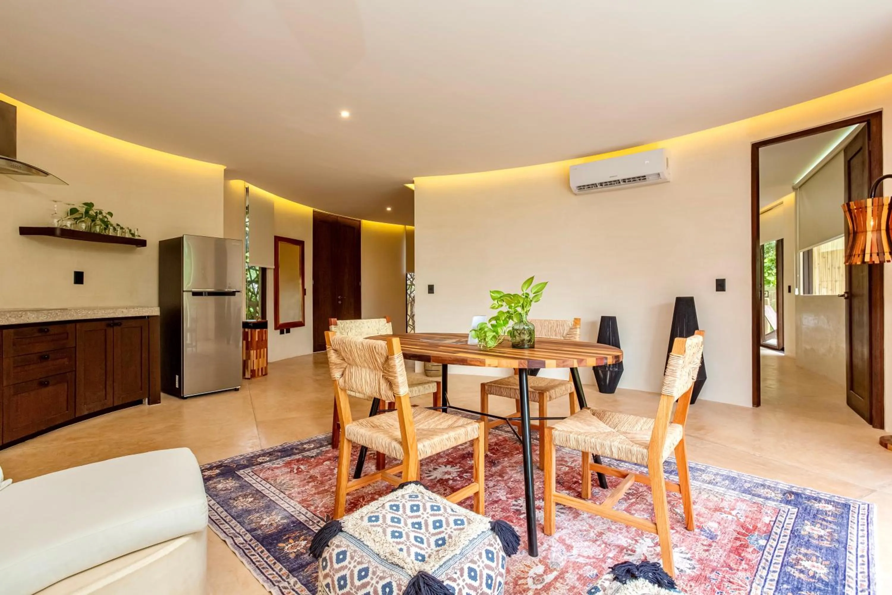 Living room in Kan Tulum Hotel