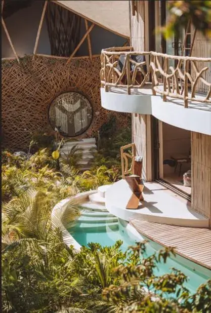 Swimming pool in Kan Tulum Hotel Swimming pool in Kan Tulum Hotel