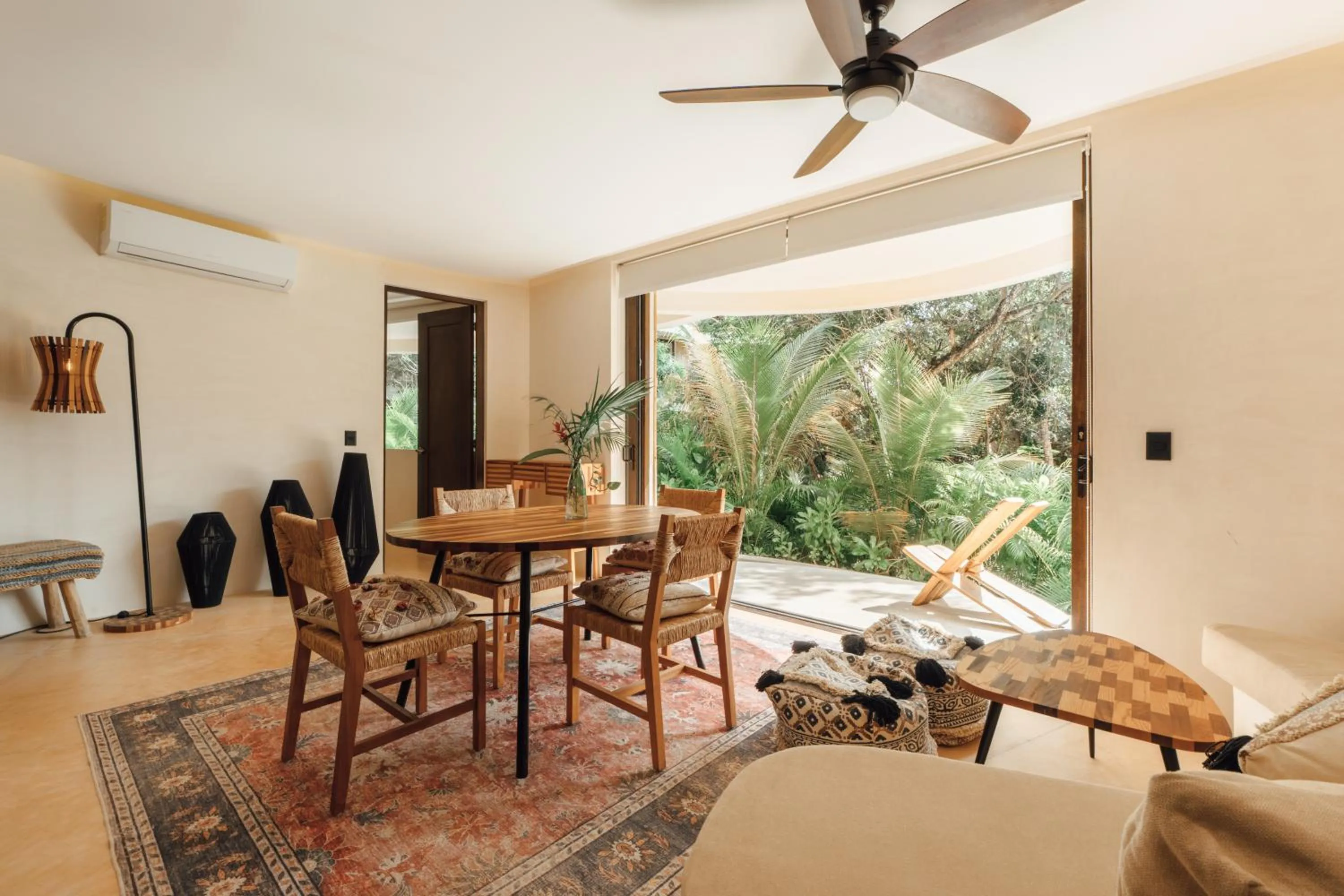 Living room in Kan Tulum Hotel