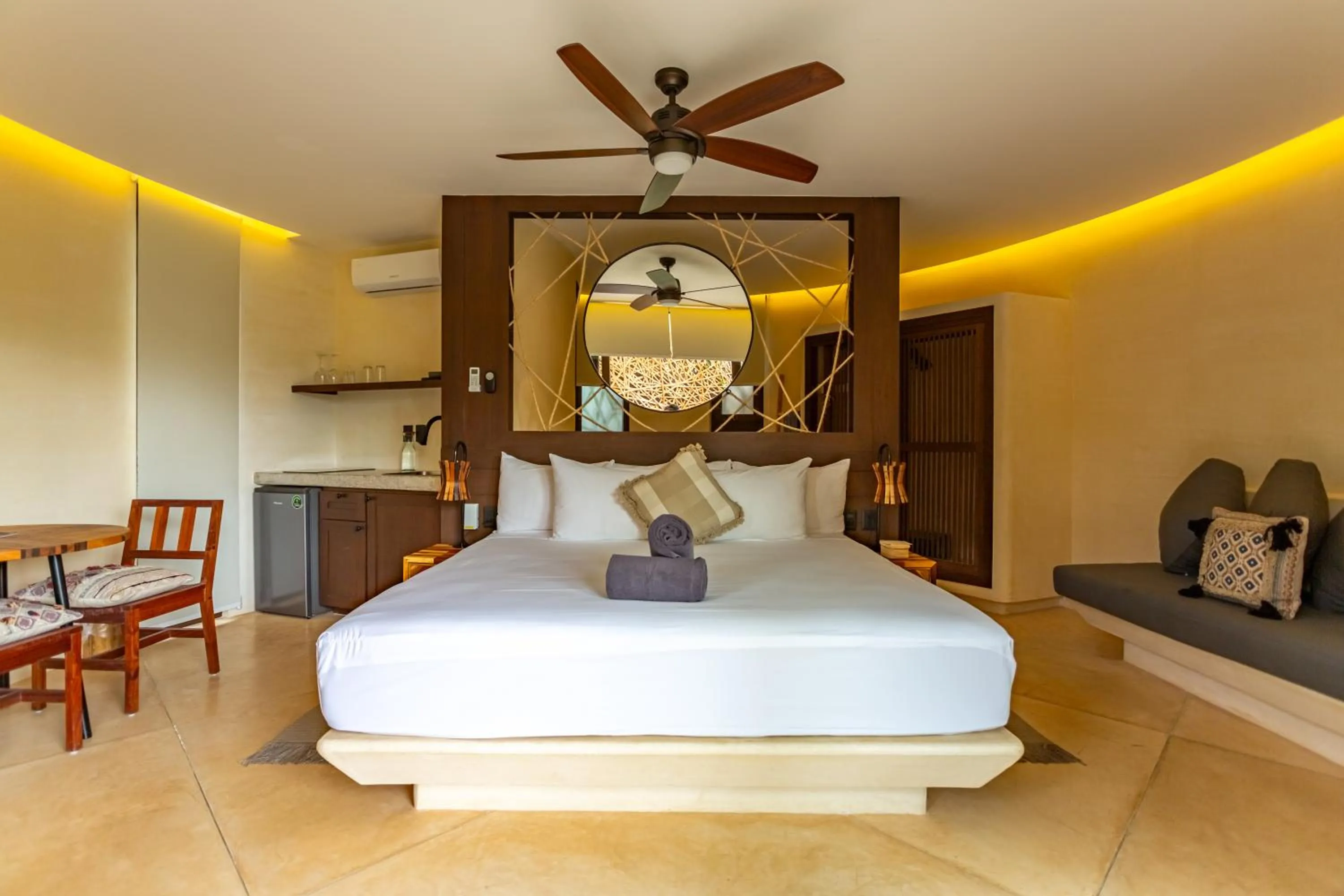 Bedroom, Bed in Kan Tulum Hotel