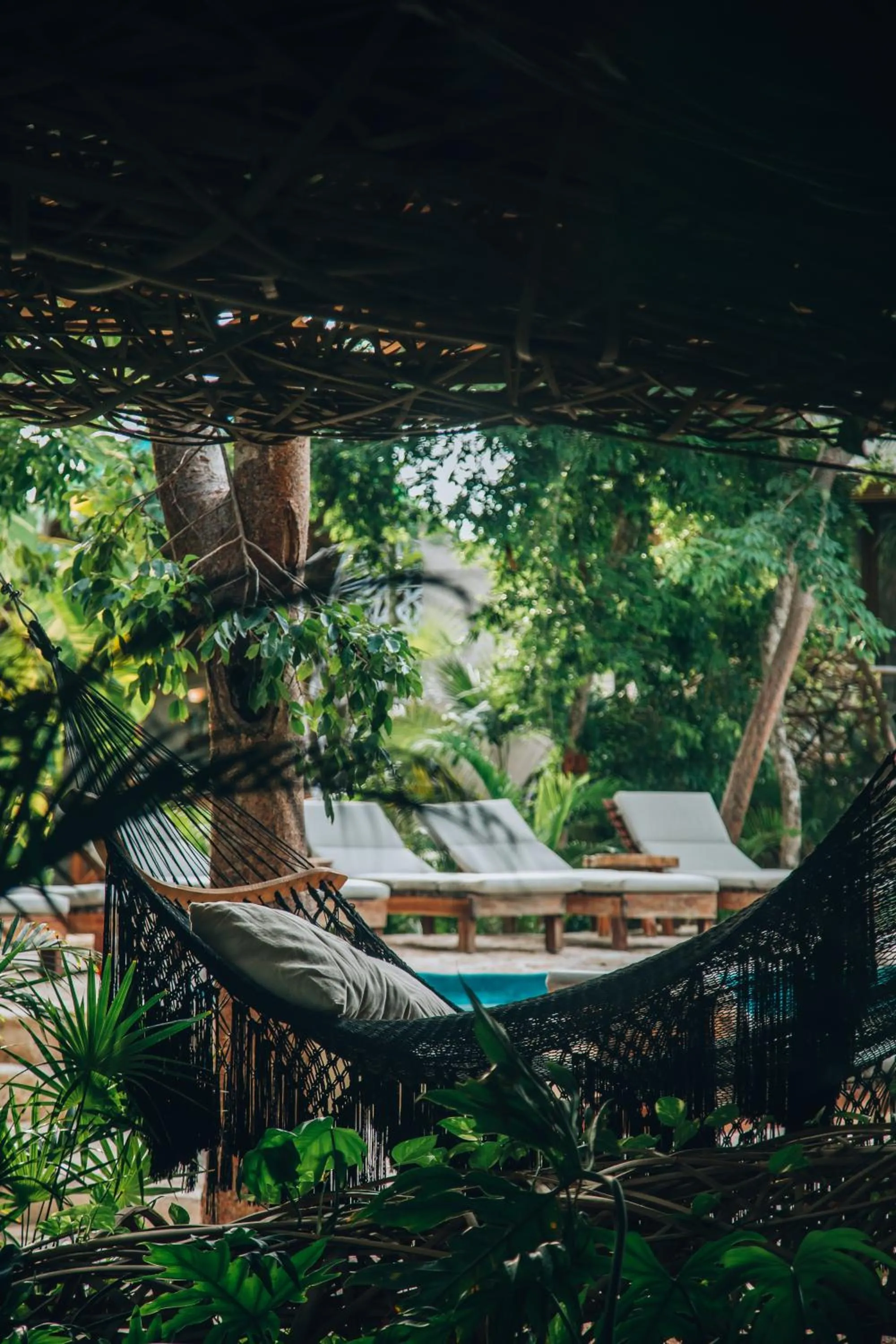 Patio in Kan Tulum Hotel