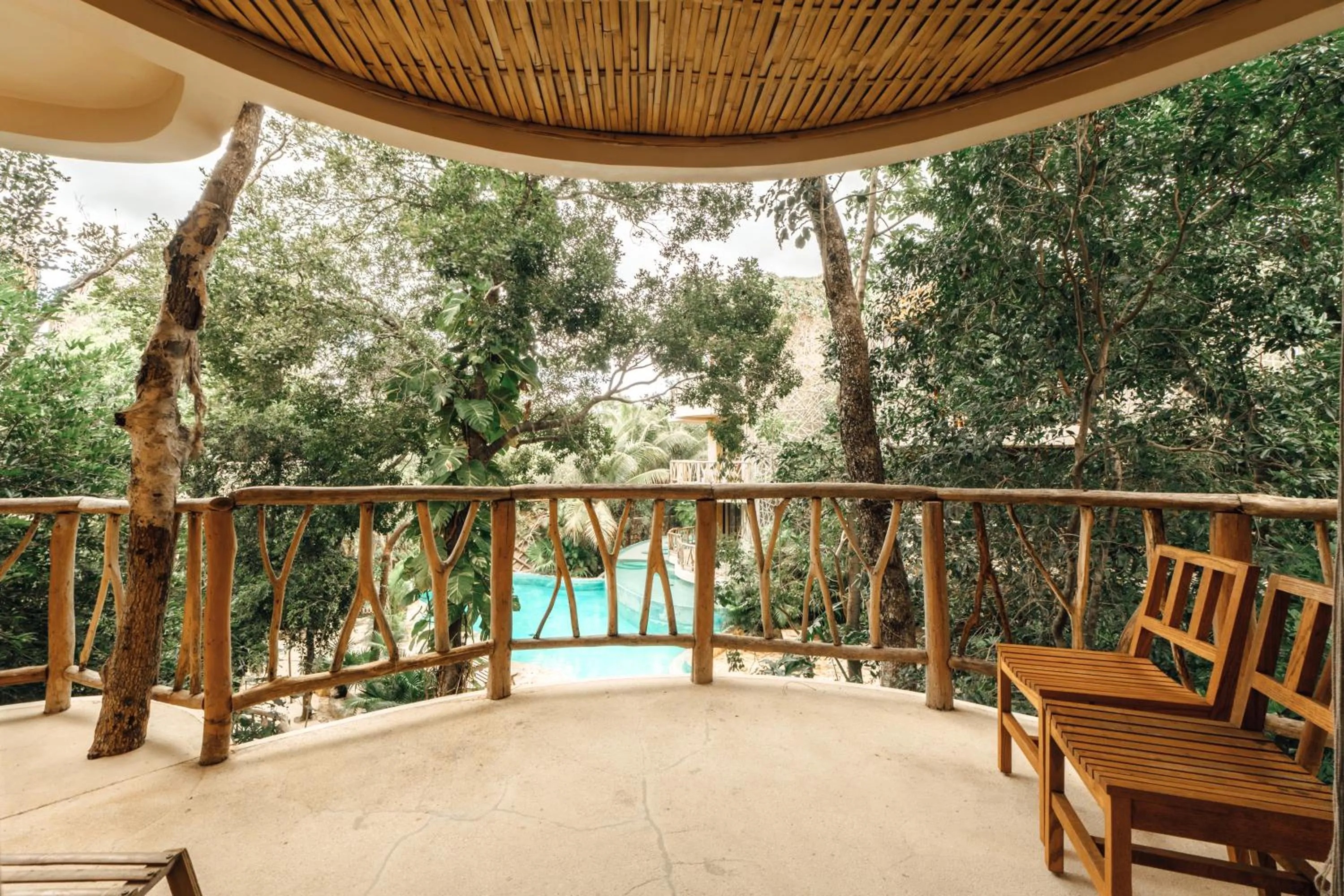 Balcony/Terrace in Kan Tulum Hotel