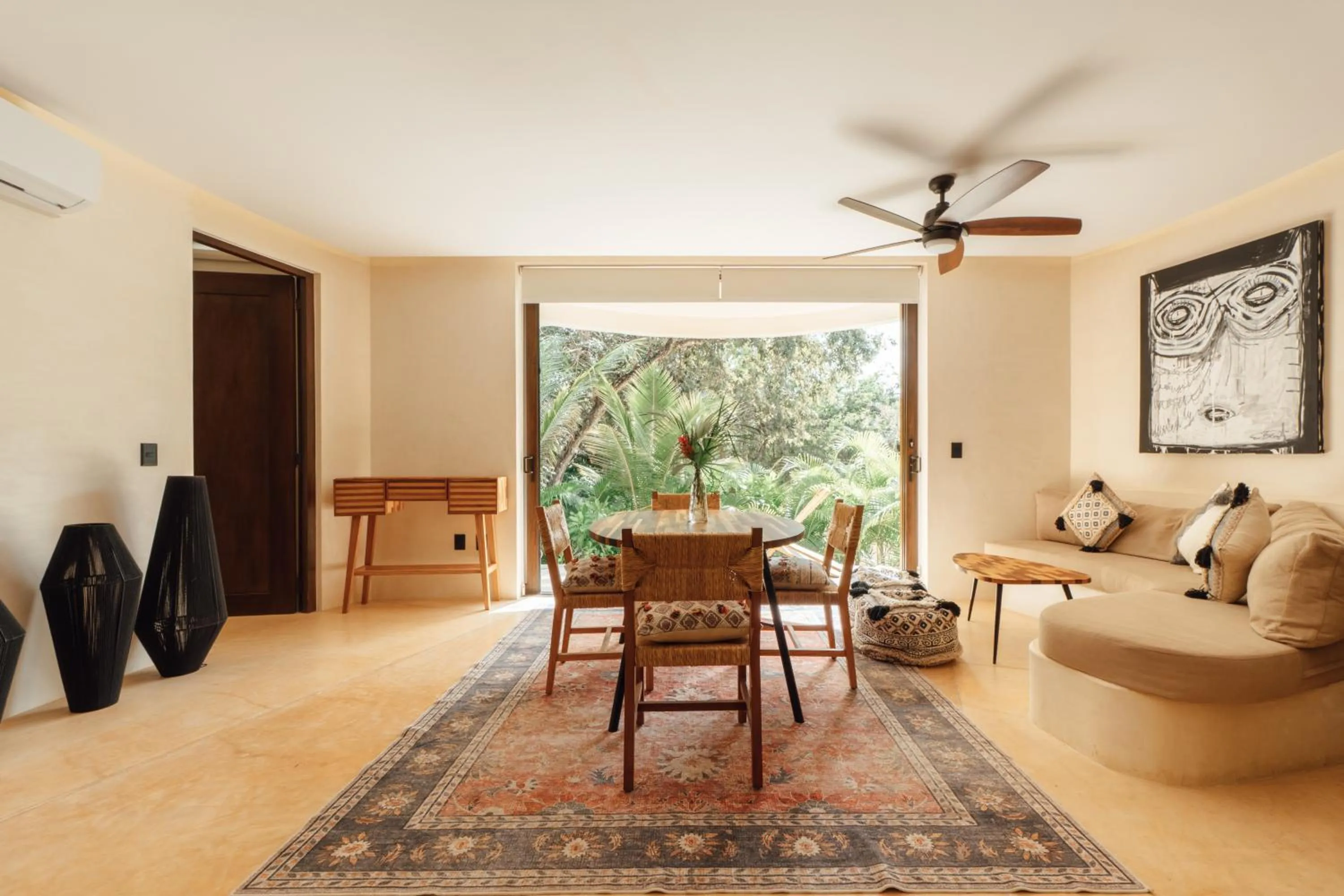 Living room in Kan Tulum Hotel