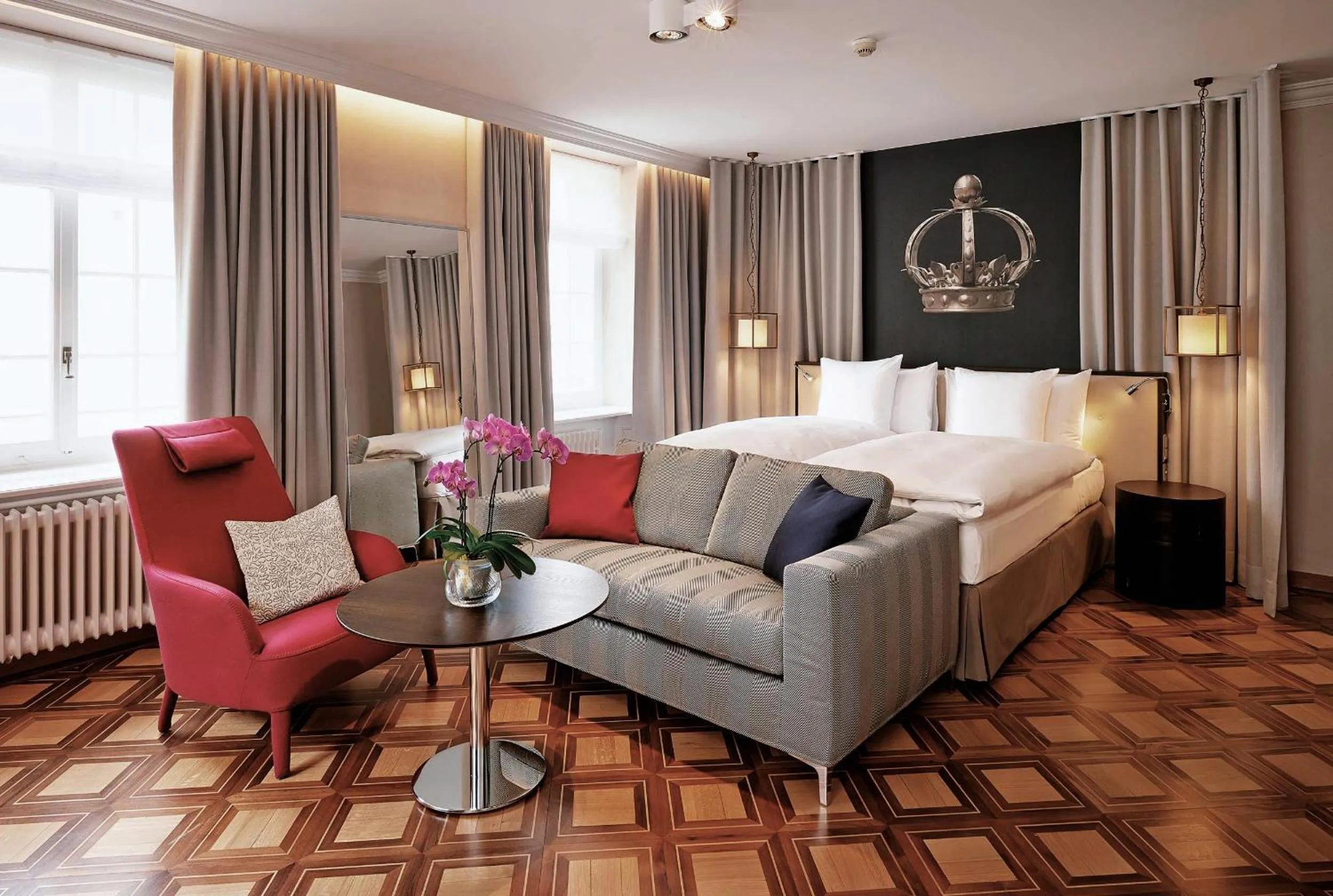 Bed in Sorell Boutique-Hotel Krone Winterthur