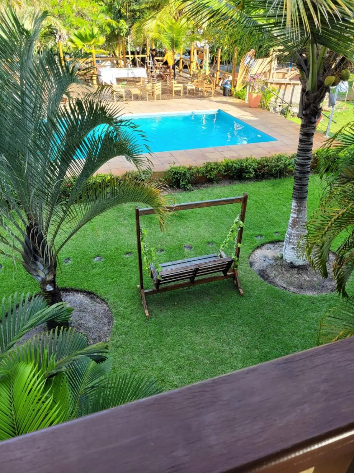 Pool view in Pousada Beach Bahia