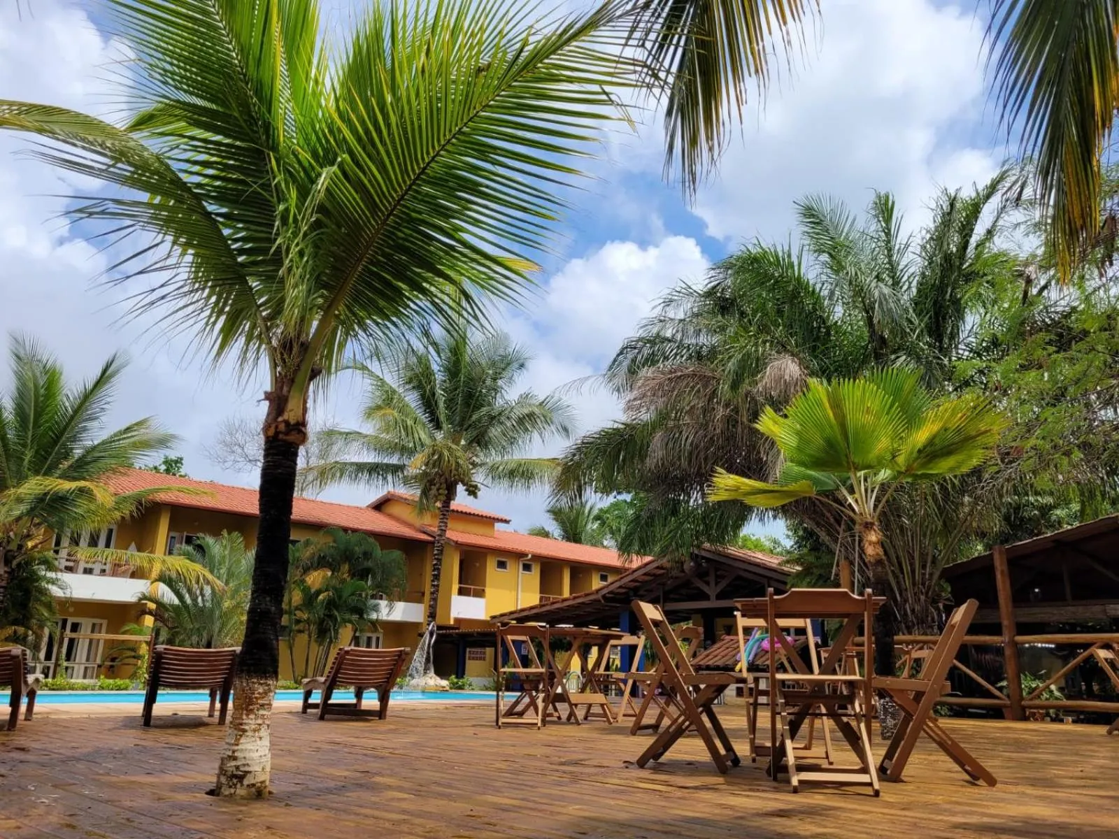 Garden view in Pousada Beach Bahia