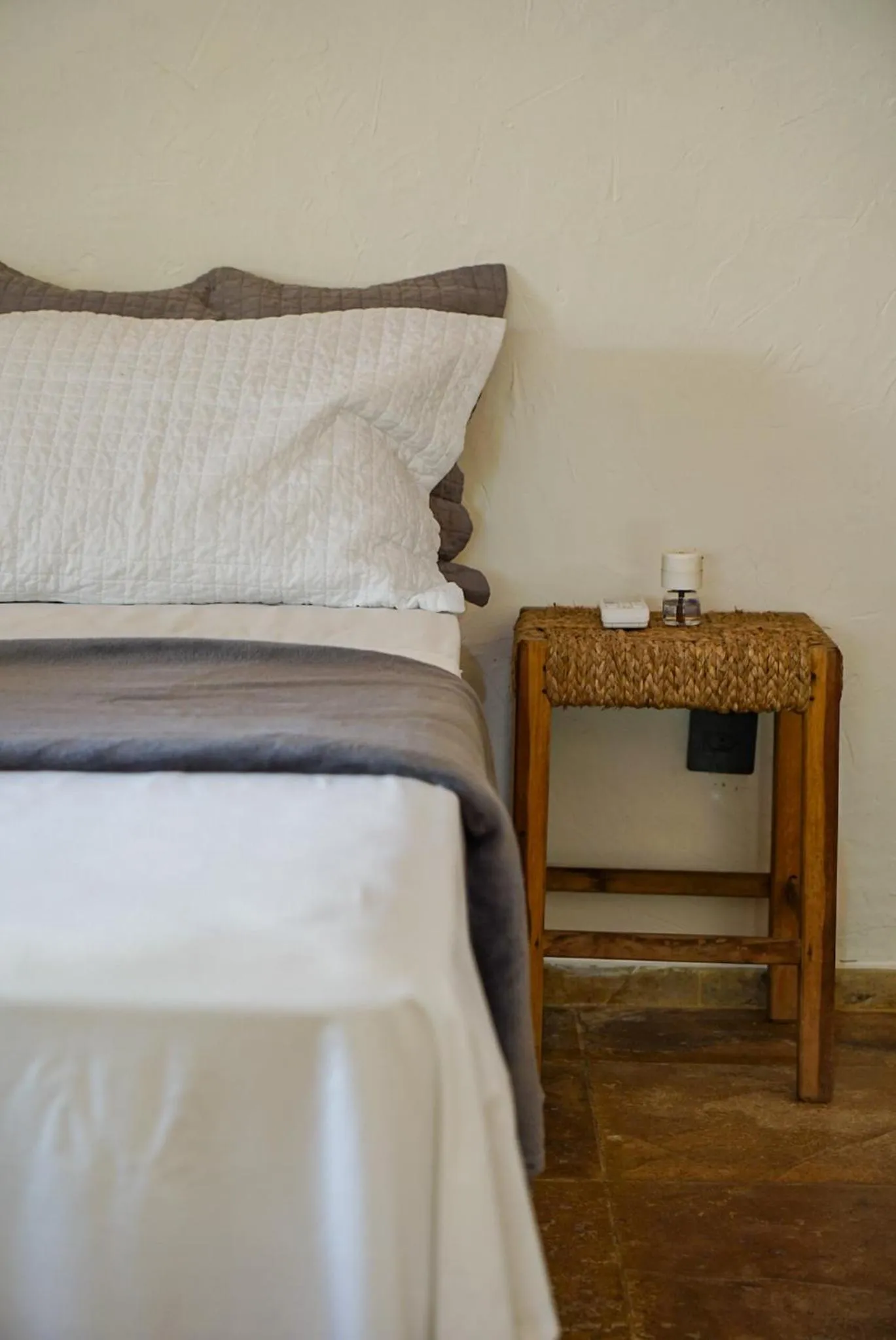 Bed in Pousada Rota dos Ventos