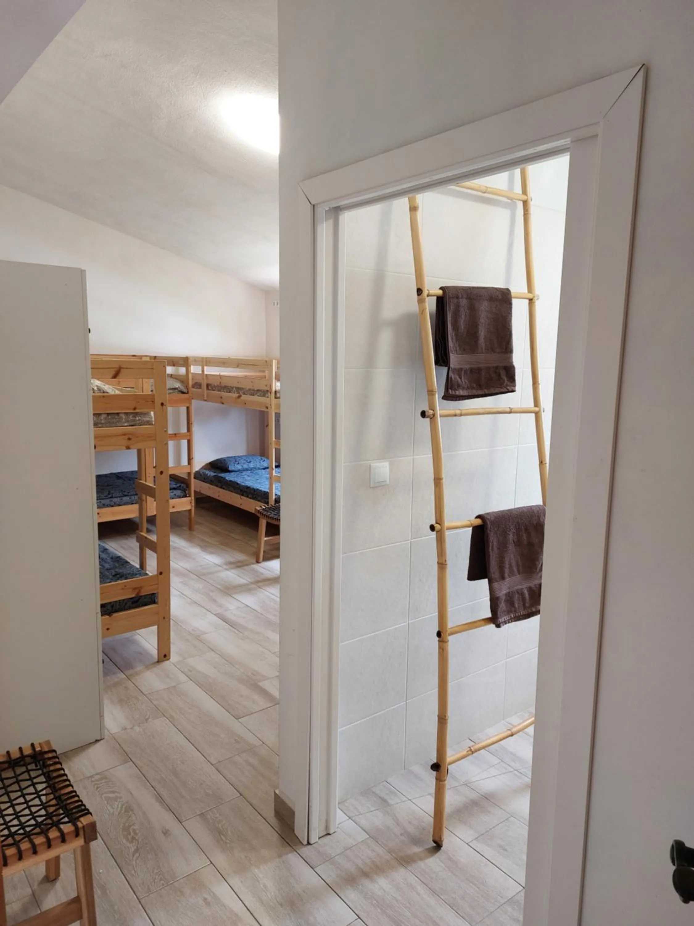 Shower, Bed in ZENIA HOSTEL