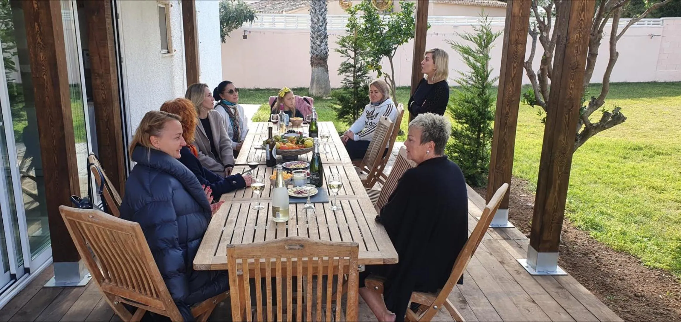 Patio in ZENIA HOSTEL