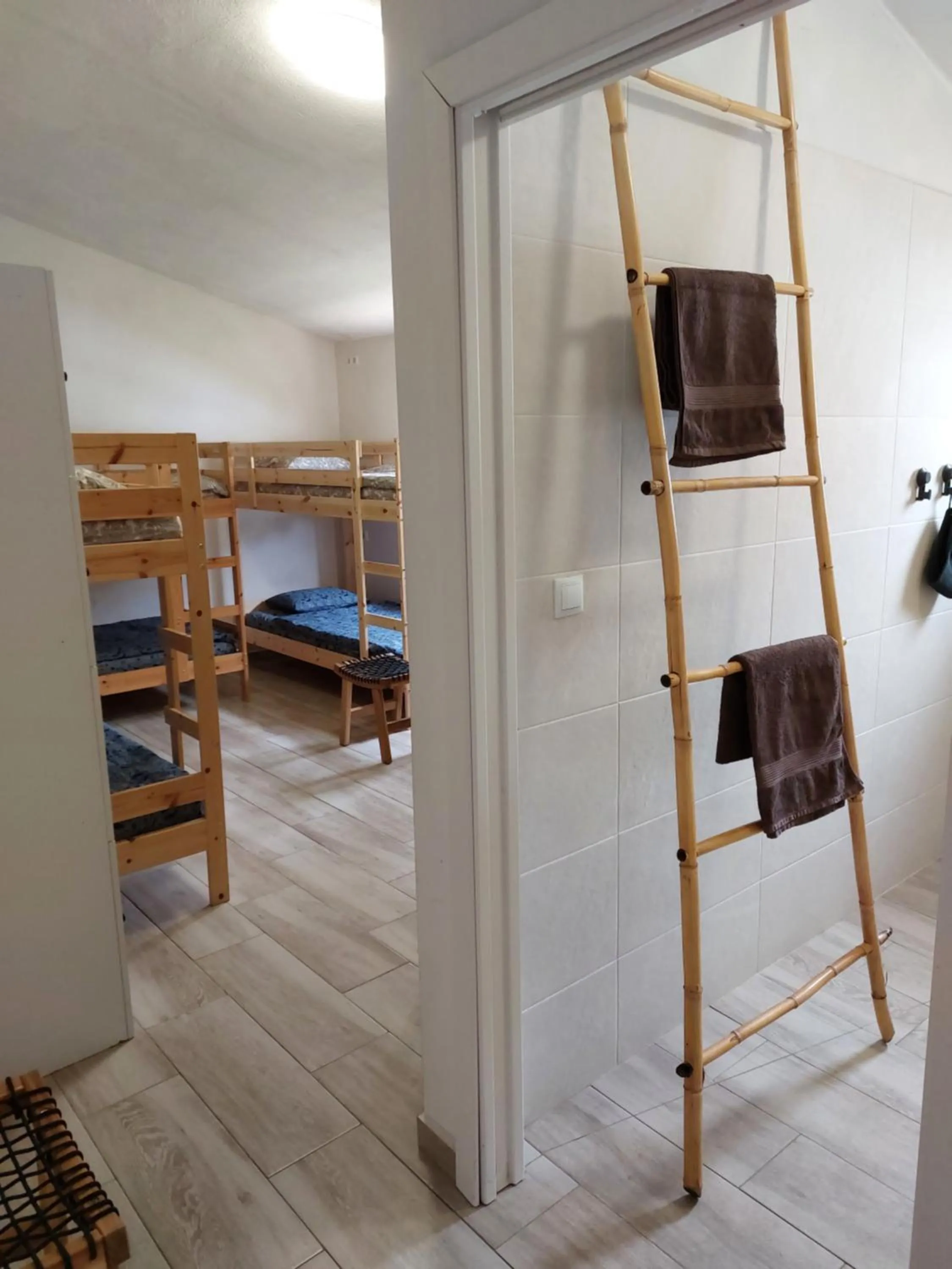 Shower, Bed in ZENIA HOSTEL
