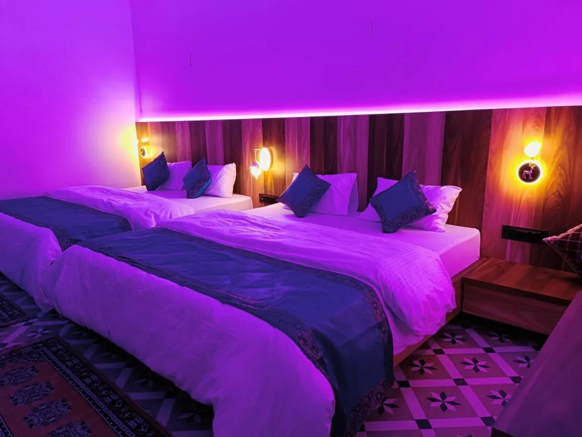 Bed in Gypsy Diaries Varanasi