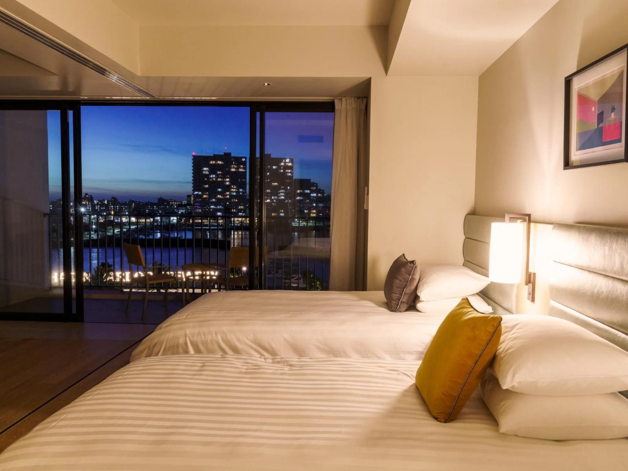 View (from property/room), Bed in MB GALLERY CHATAN by THE TERRACE HOTELS