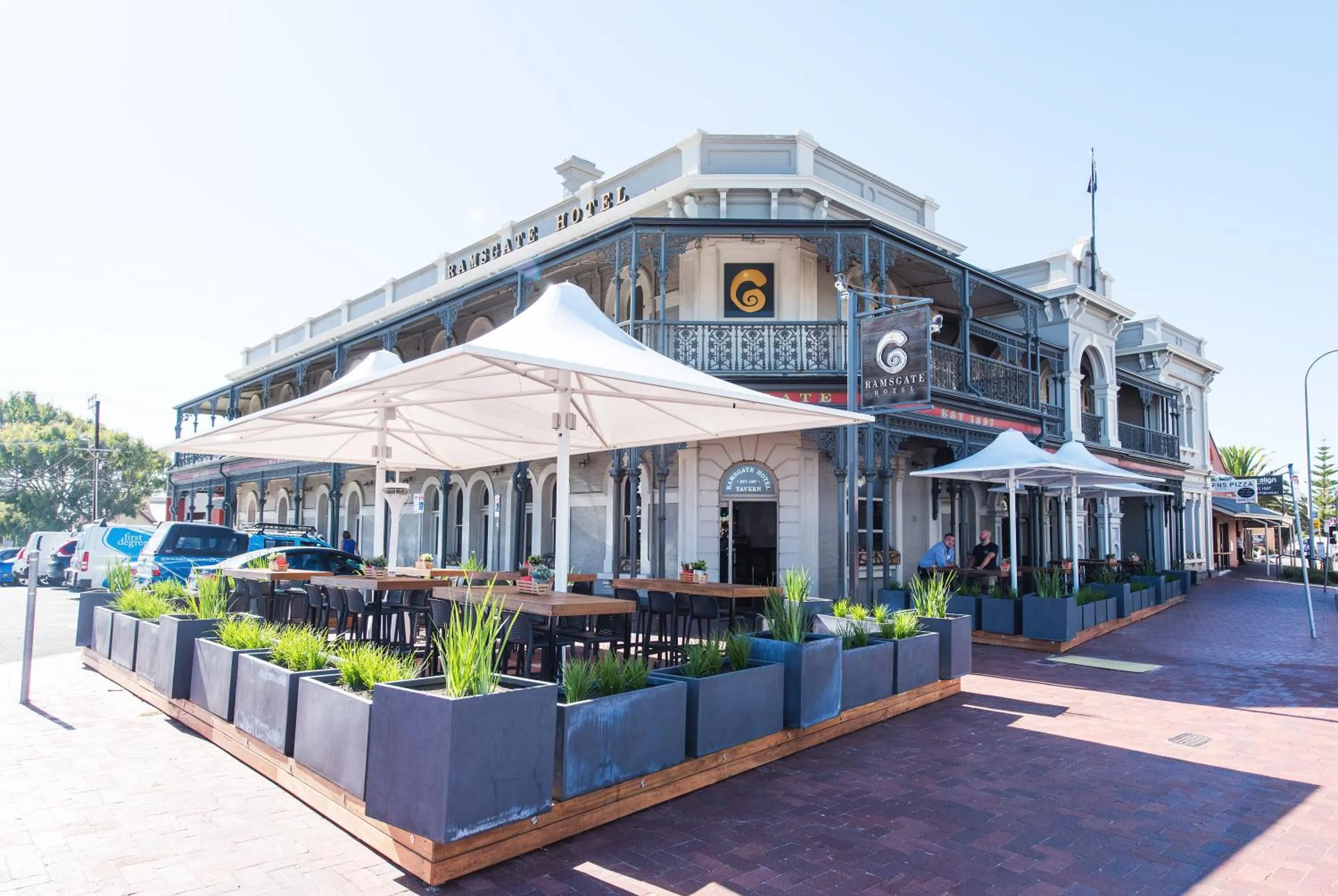 Property building in Ramsgate Hotel by Nightcap Social